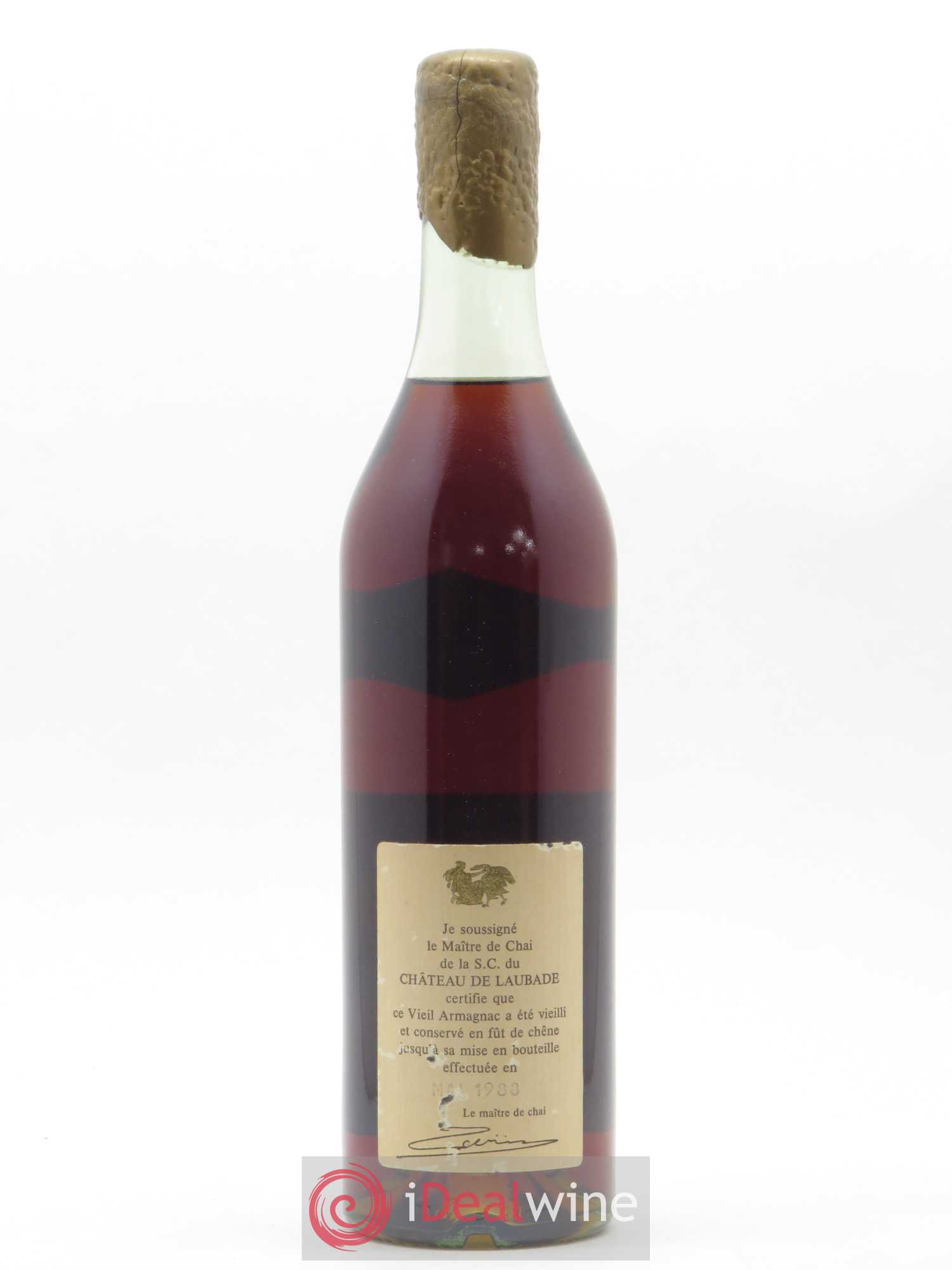 Bas-Armagnac Château de Laubade Bas Armagnac 1952 - Posten von 1 Flasche - 1