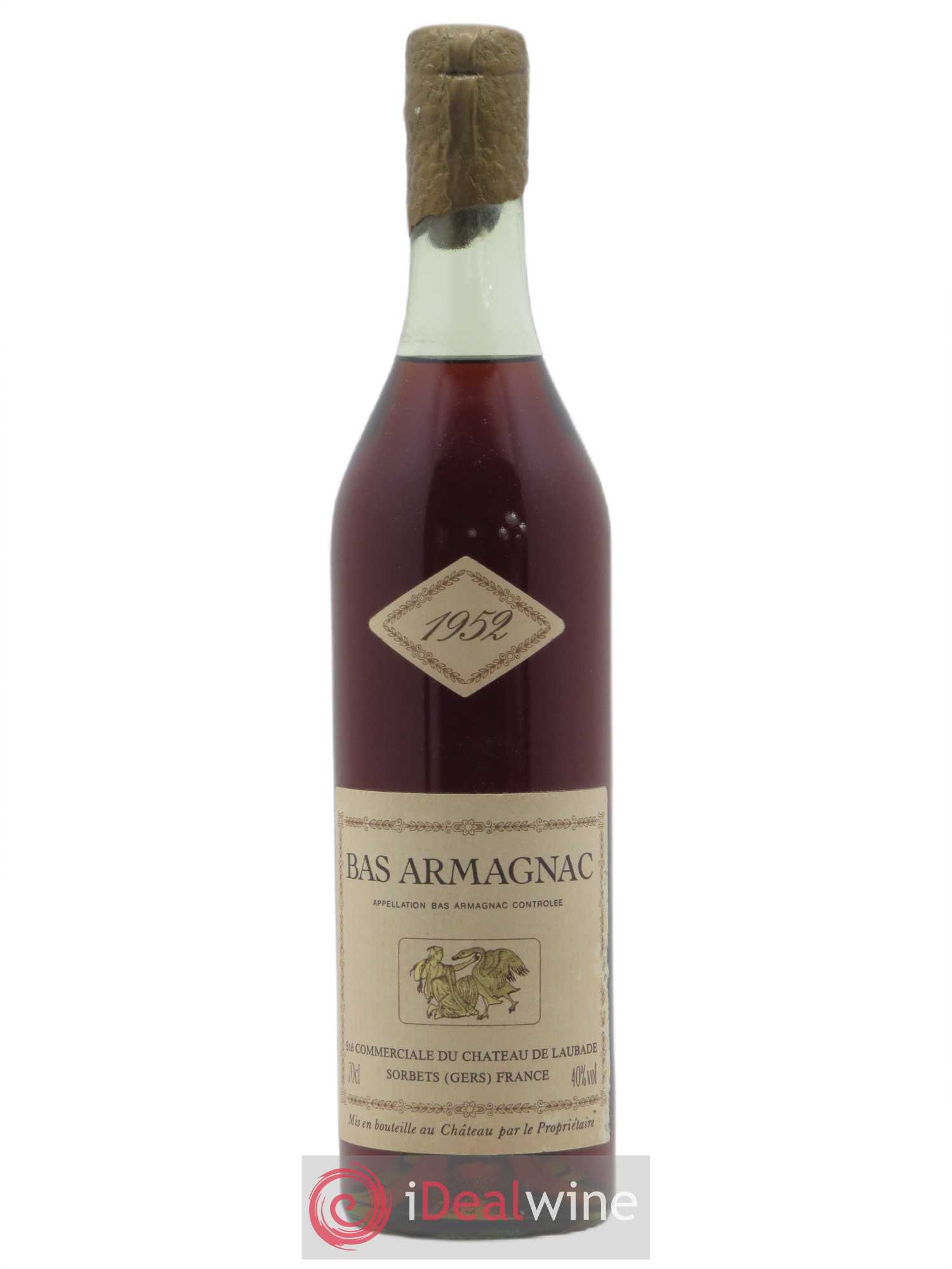 Bas-Armagnac Château de Laubade Bas Armagnac 1952 - Posten von 1 Flasche - 0