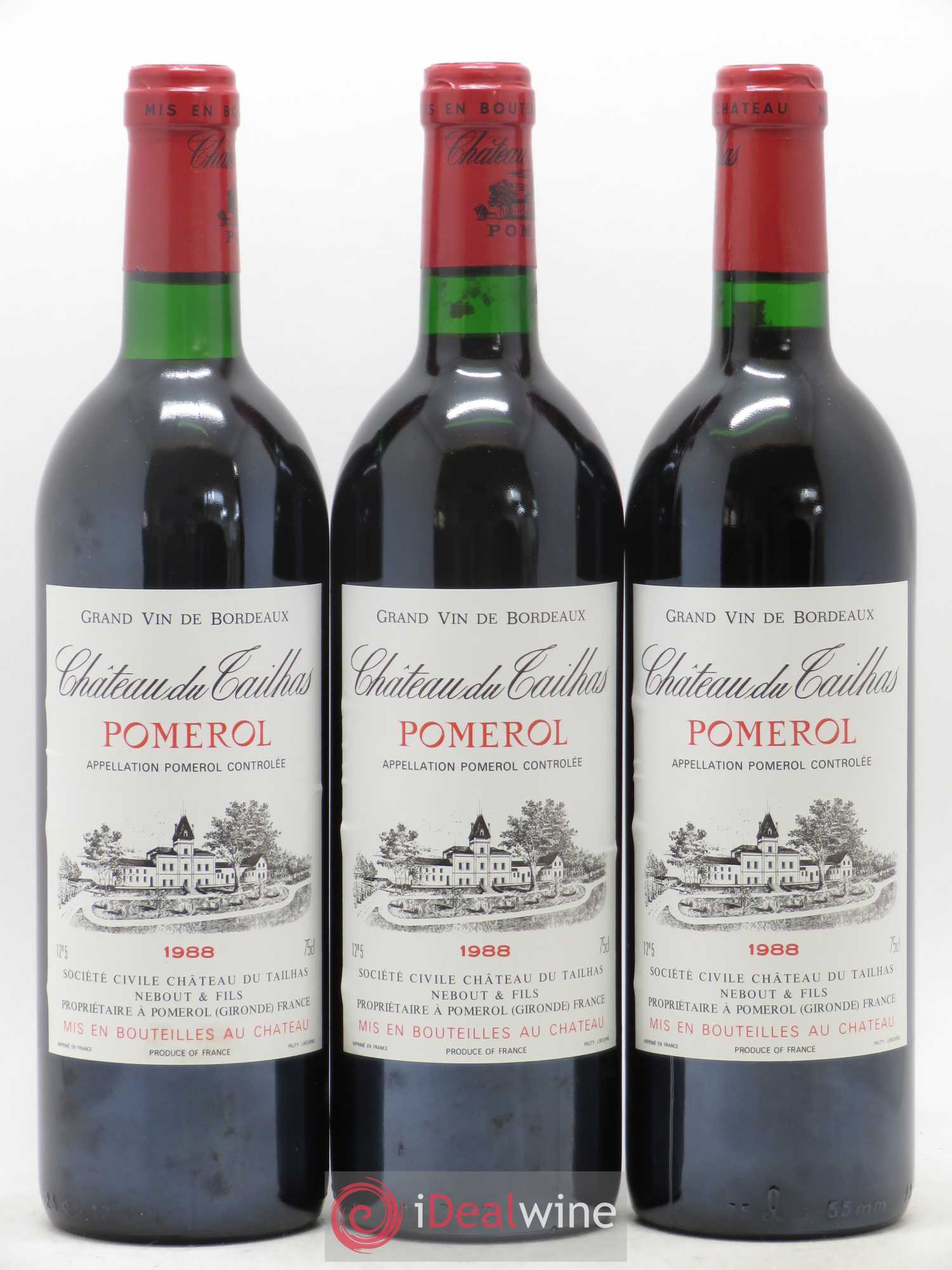 Château du Tailhas 1988 - Lot de 12 bouteilles - 3