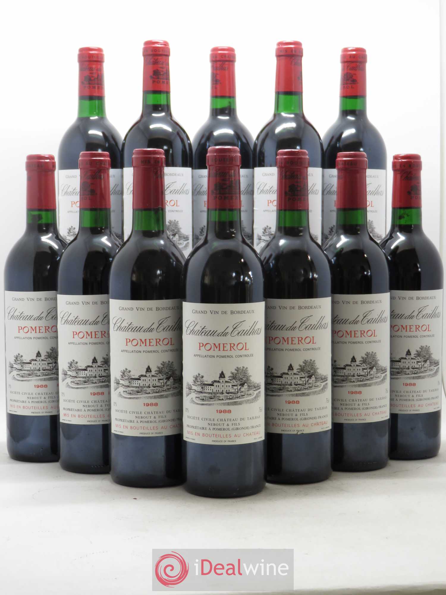 Château du Tailhas 1988 - Lot de 12 bouteilles - 0