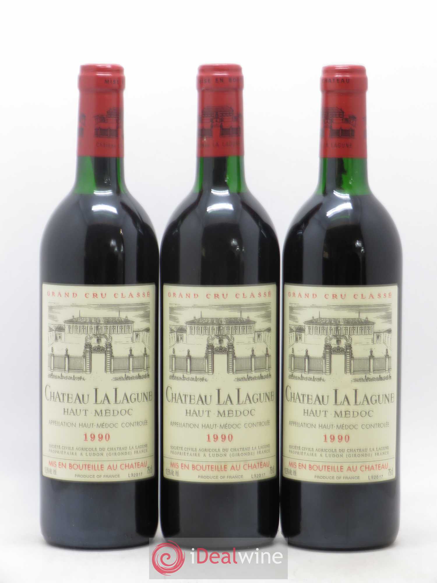 Château la Lagune 3ème Grand Cru Classé 1990 - Lot de 12 bouteilles - 2