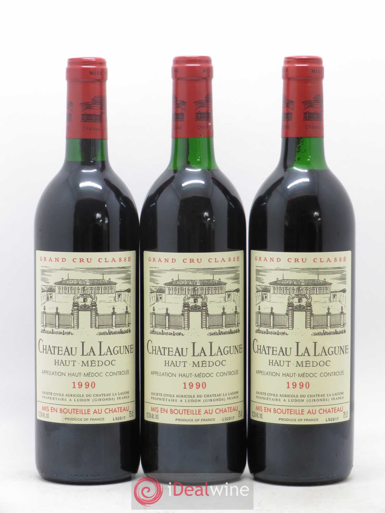 Château la Lagune 3ème Grand Cru Classé 1990 - Lot de 12 bouteilles - 3