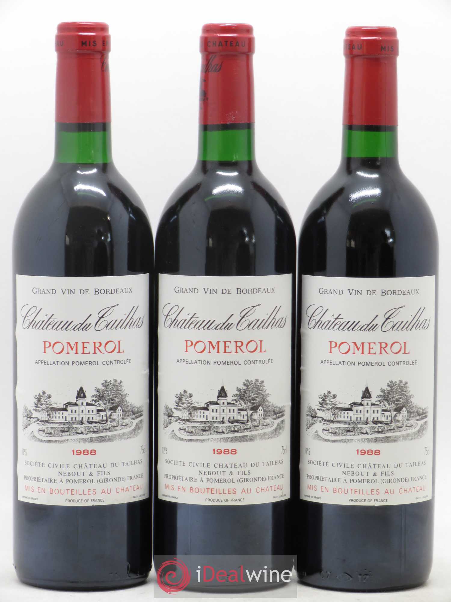 Château du Tailhas 1988 - Lot de 6 bouteilles - 1
