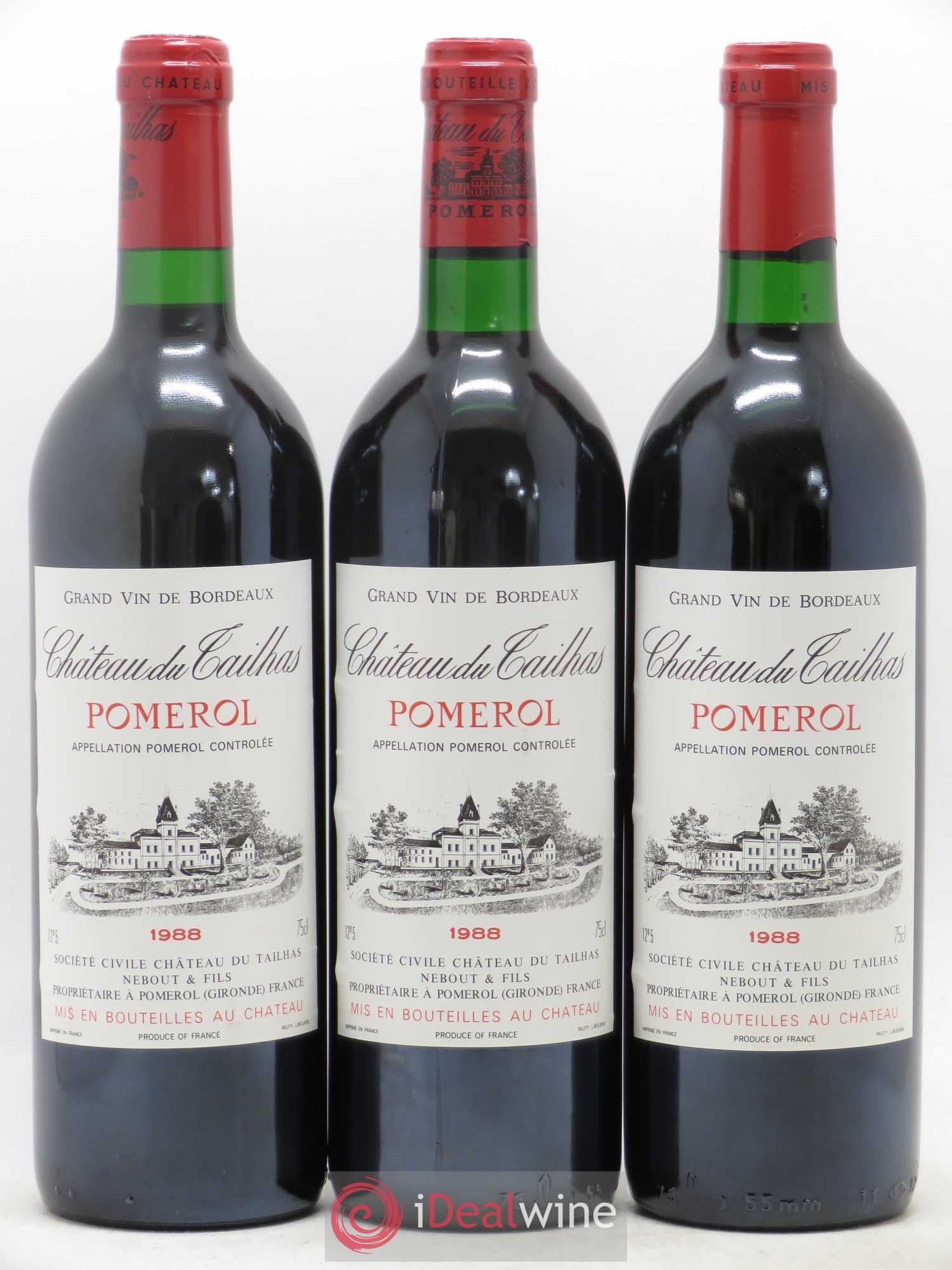 Château du Tailhas 1988 - Lot de 6 bouteilles - 2