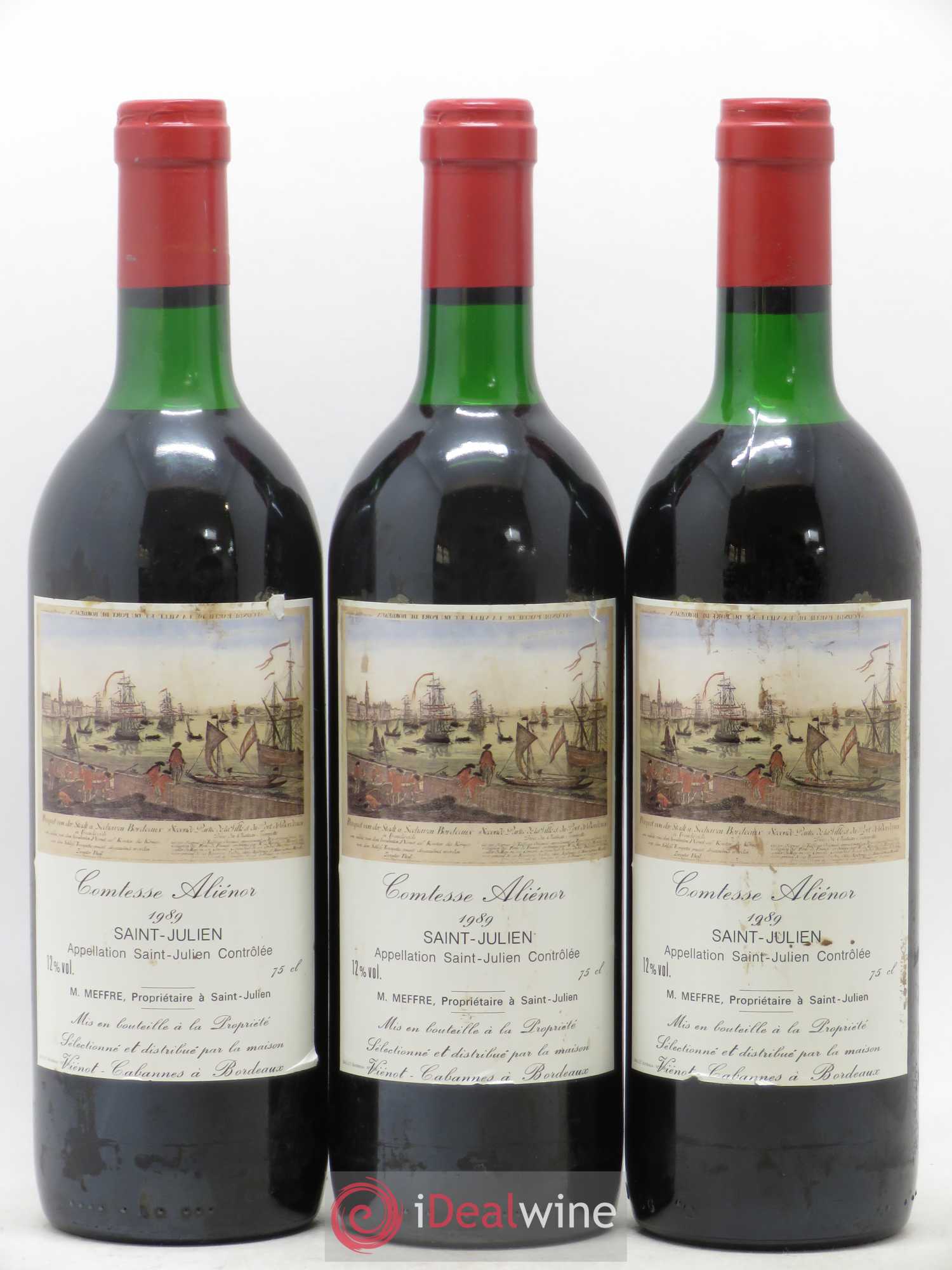 Saint-Julien Comtesse Alienor 1989 - Lot de 12 bouteilles - 3