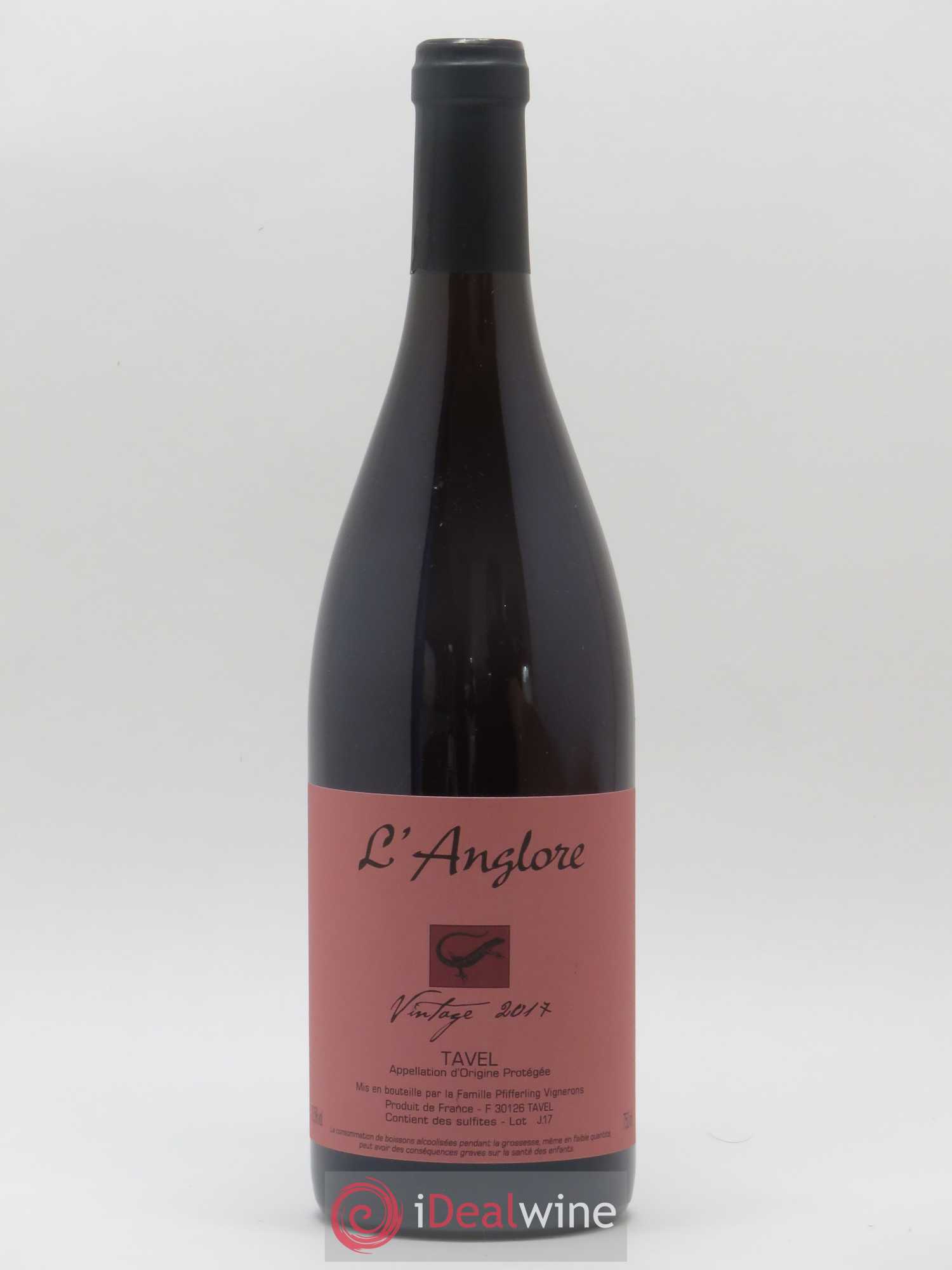 Tavel Vintage L'Anglore (senza prezzo di riserva) 2017 - Lotto di 1 bottiglia - 0
