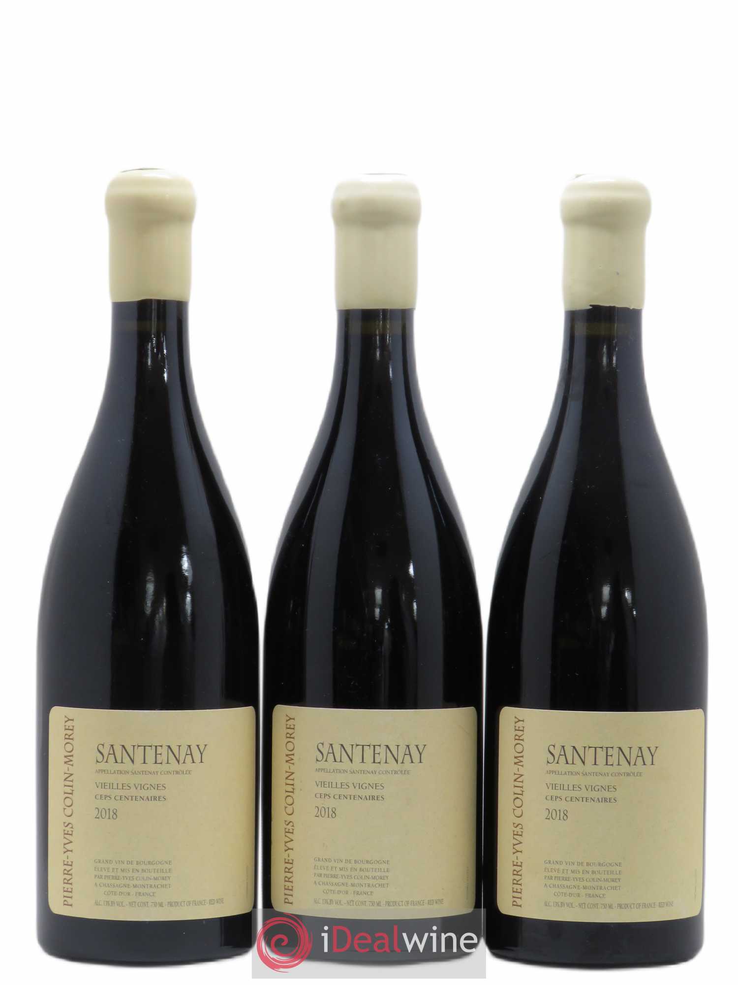 Santenay Vieilles Vignes Ceps Centenaires Pierre-Yves Colin Morey Vignes Centenaires (sans prix de réserve) 2018 - Lotto di 3 bottiglie - 0