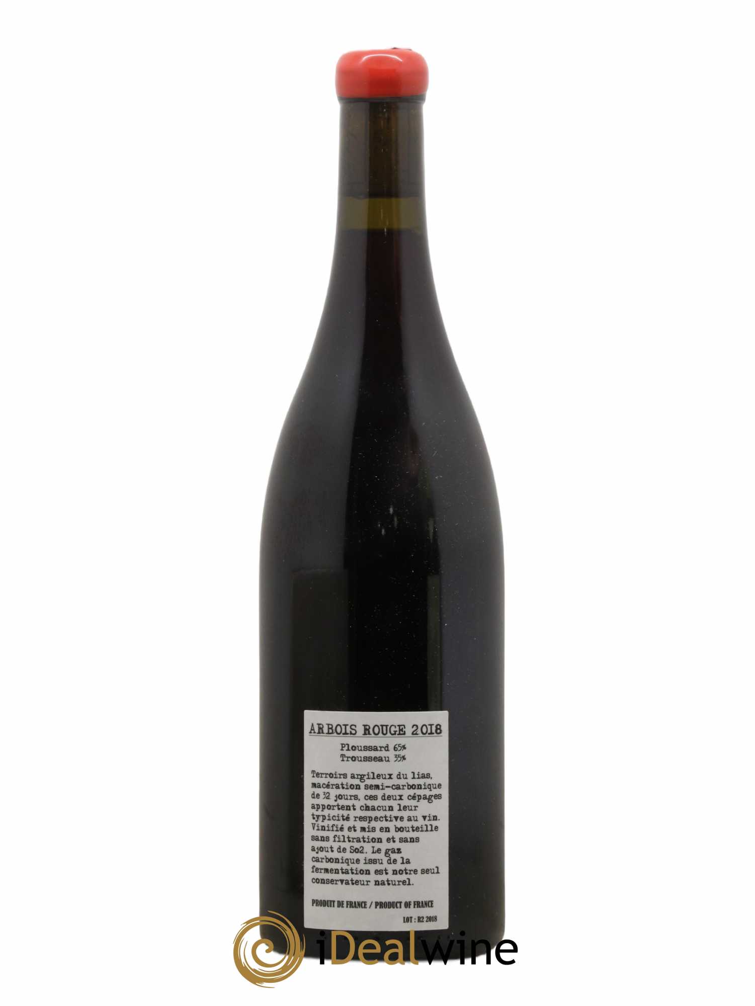 Arbois Ploussard Trousseau Adeline Houillon & Renaud Bruyère (sans prix de réserve) 2018 - Lot de 1 bouteille - 1