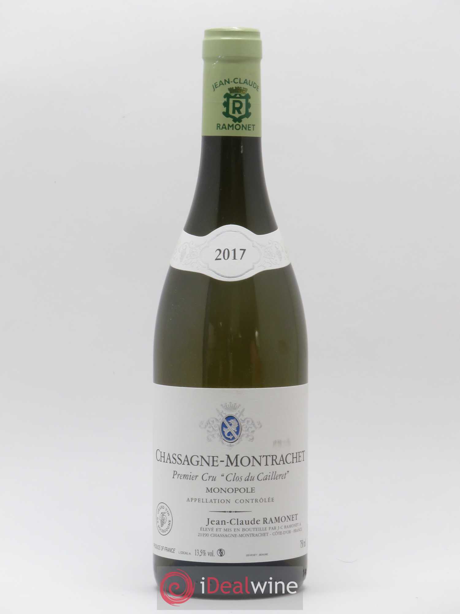 Chassagne-Montrachet 1er Cru Clos du Cailleret Ramonet (Domaine) (sans prix de réserve) 2017 - Lot de 1 bouteille - 0