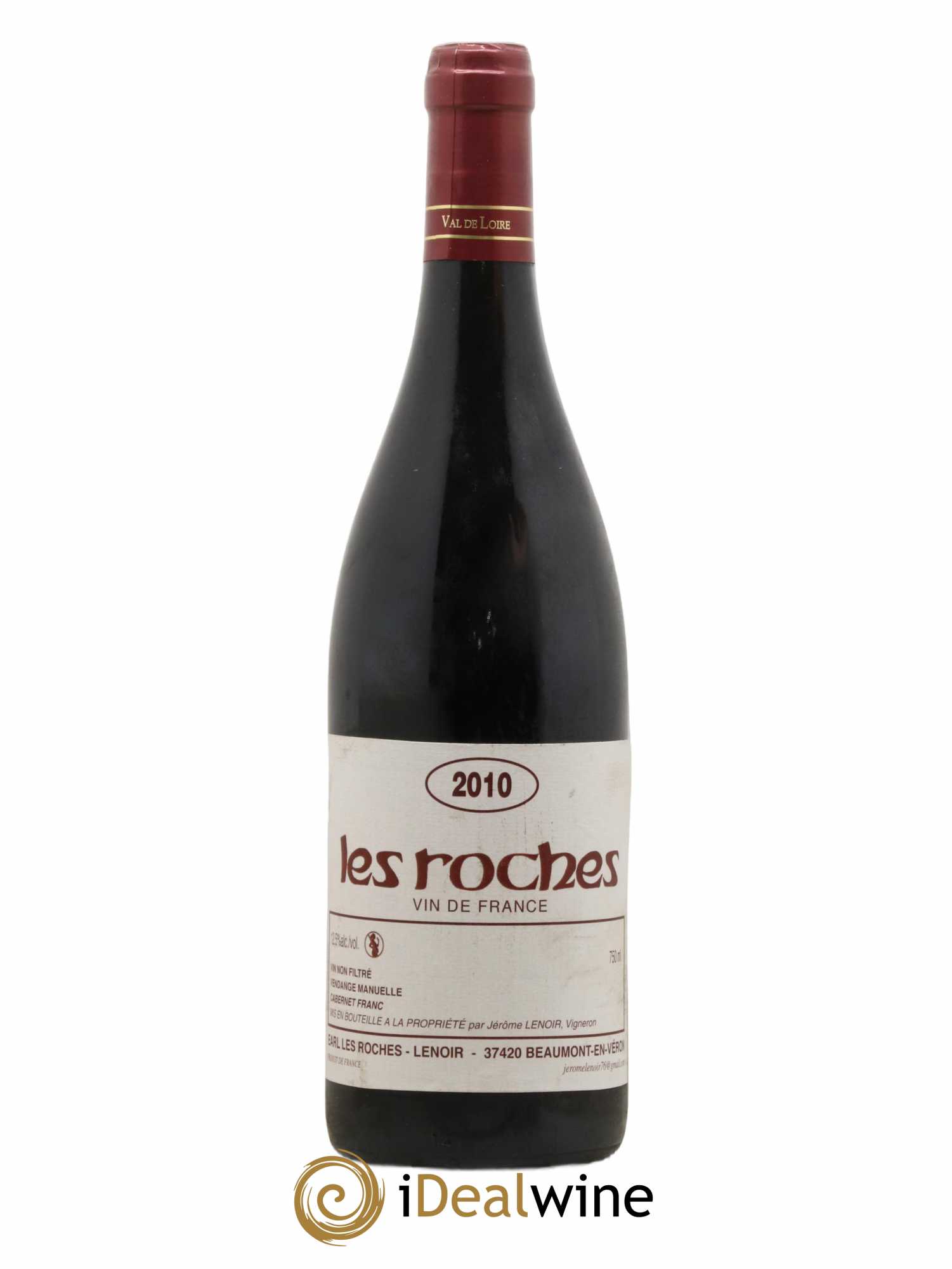 Vin de France Les Roches Lenoir (Domaine) (sans prix de réserve) 2010 - Lot de 1 bouteille - 0