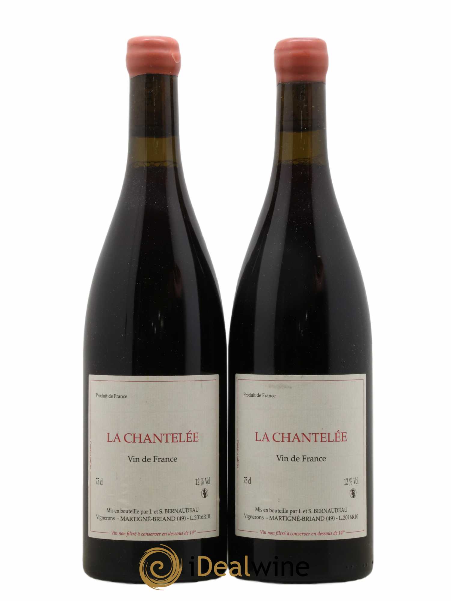 Vin de France La Chantelée Stéphane Bernaudeau (Domaine) (sans prix de réserve) 2016 - Lot de 2 bouteilles - 0