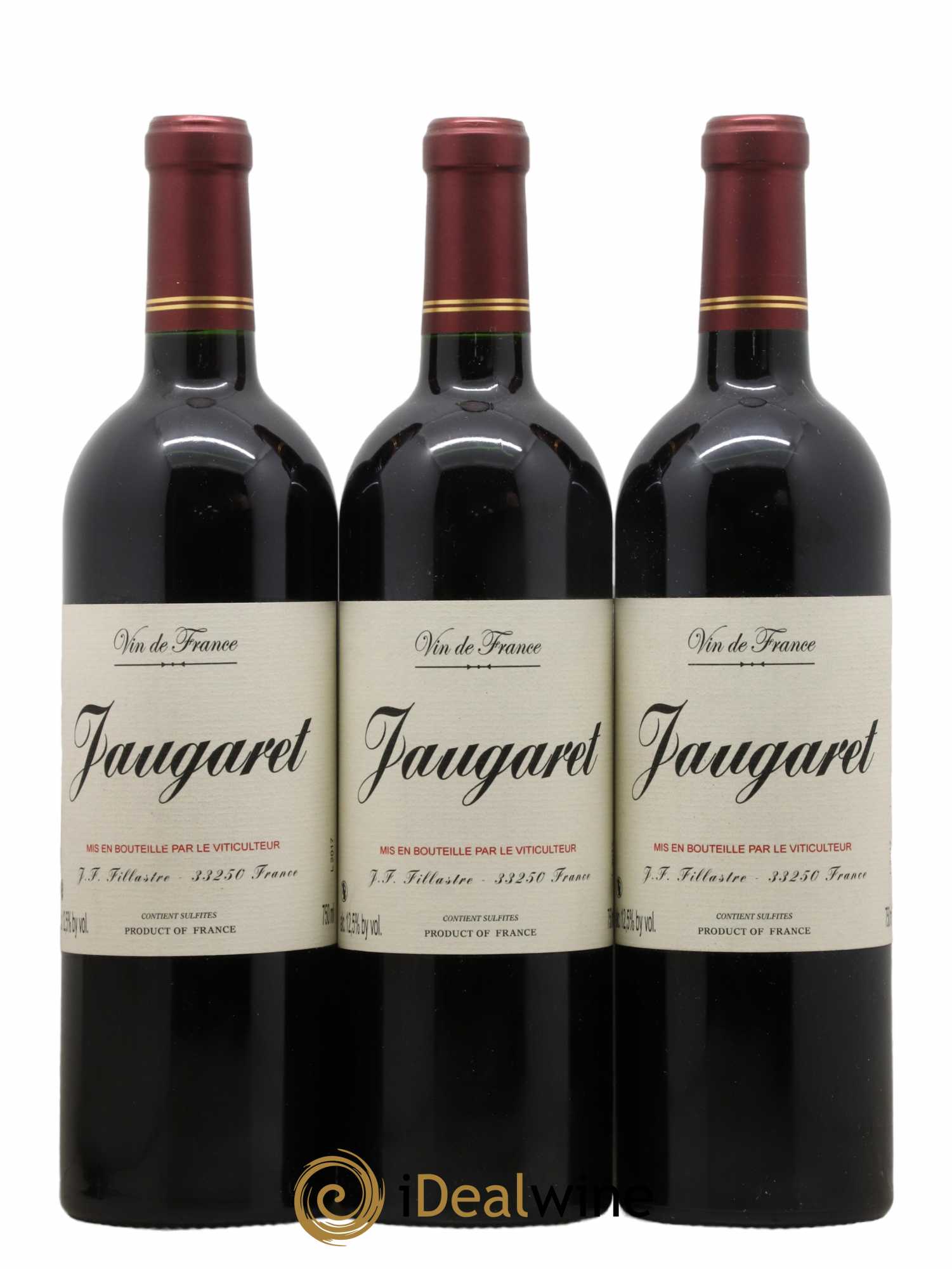 Vin de France Jaugaret (sans prix de réserve) 2017 - Posten von 3 Flaschen - 0