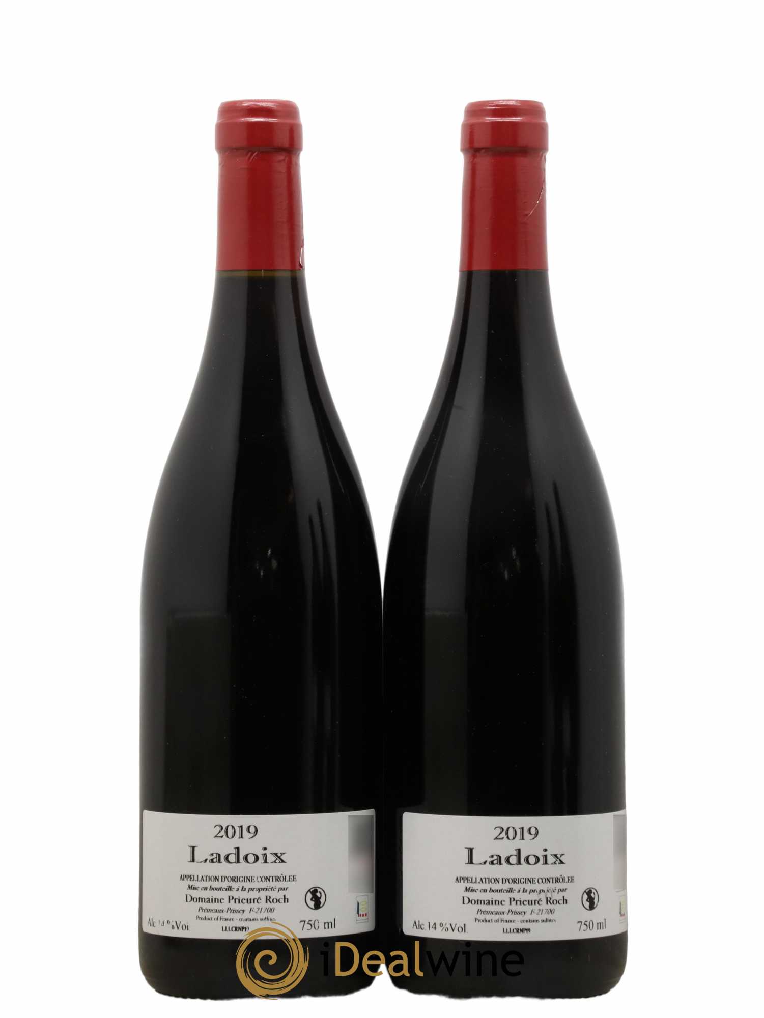 Ladoix Prieuré Roch (sans prix de réserve) 2019 - Lot de 2 bouteilles - 1