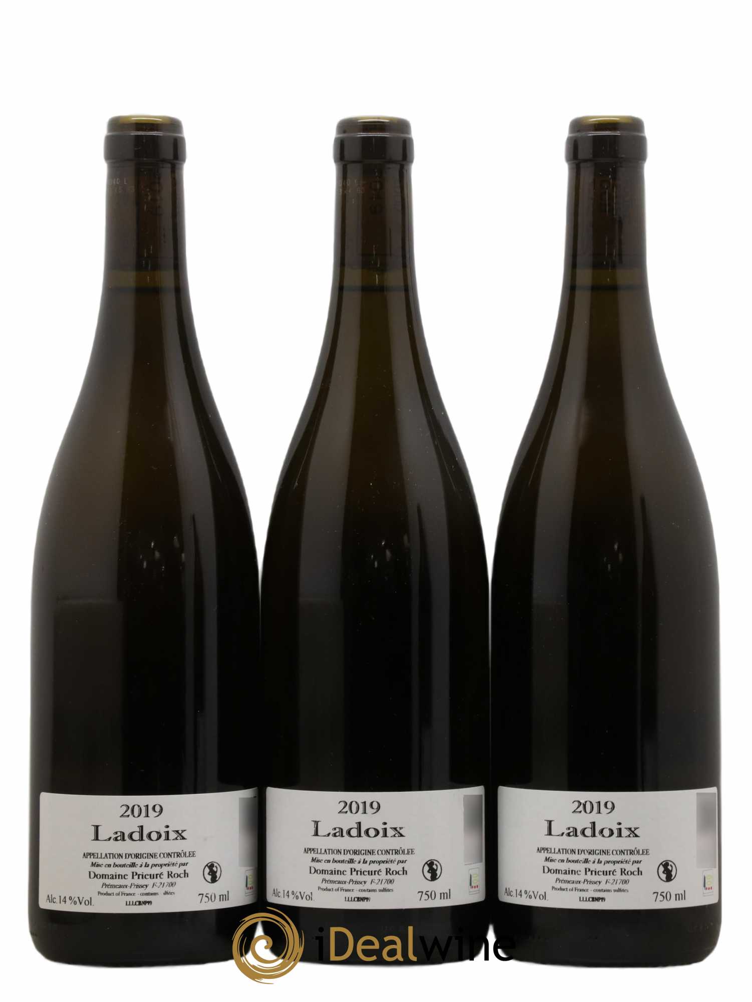 Ladoix Prieuré Roch (sans prix de réserve) 2019 - Posten von 3 Flaschen - 1