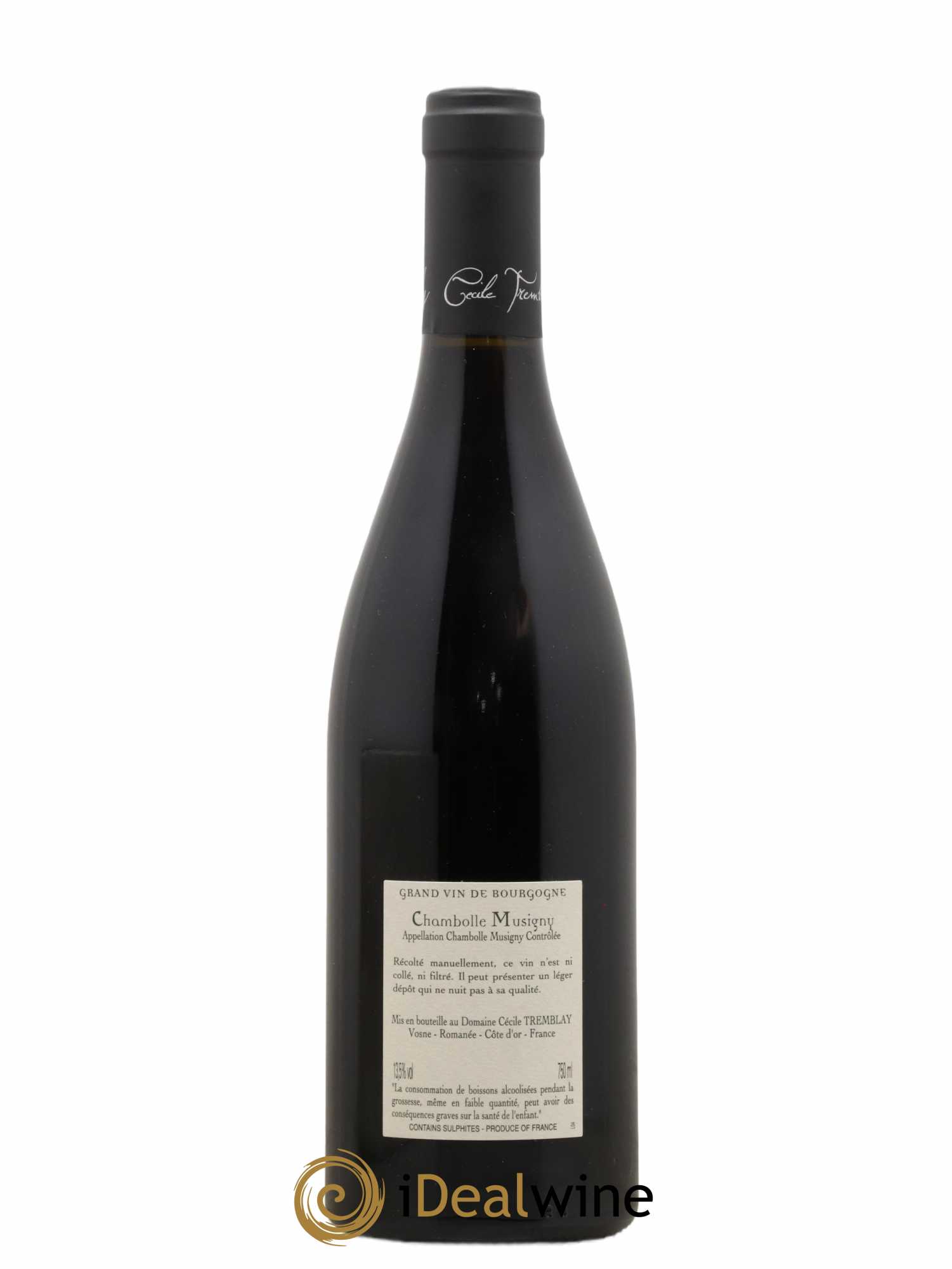 Chambolle-Musigny Les Cabottes Cécile Tremblay 2019 - Lot de 1 bouteille - 1