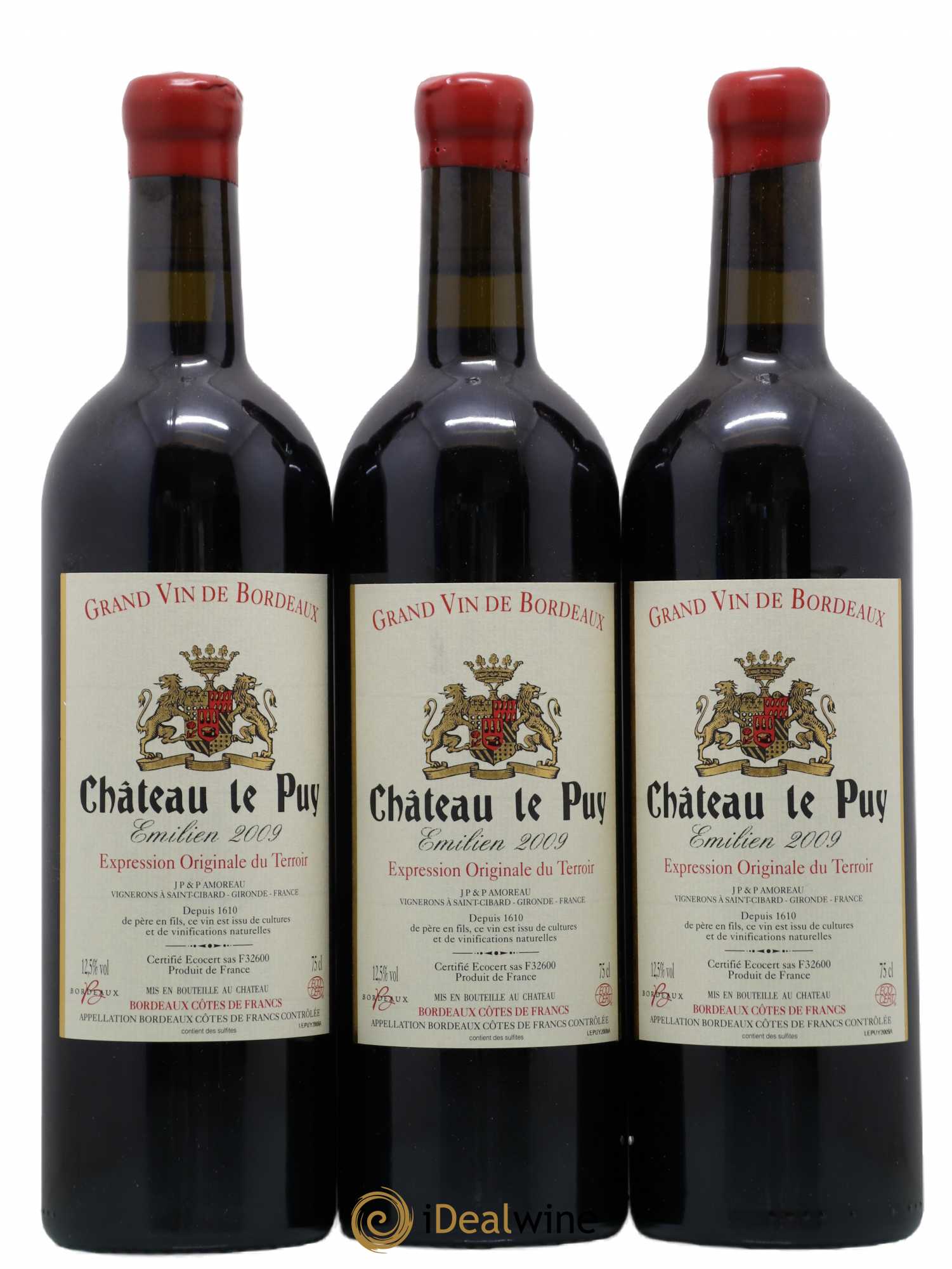 Le Puy - Cuvée Emilien 2009 - Lot de 6 bouteilles - 1