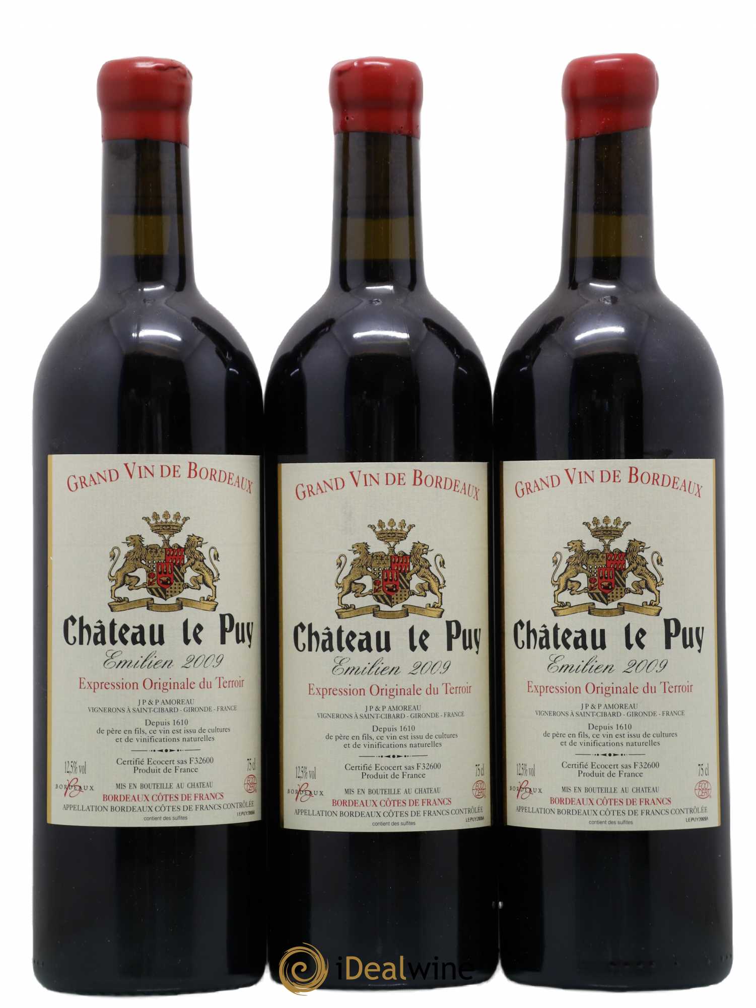 Le Puy - Cuvée Emilien 2009 - Lot de 6 bouteilles - 2