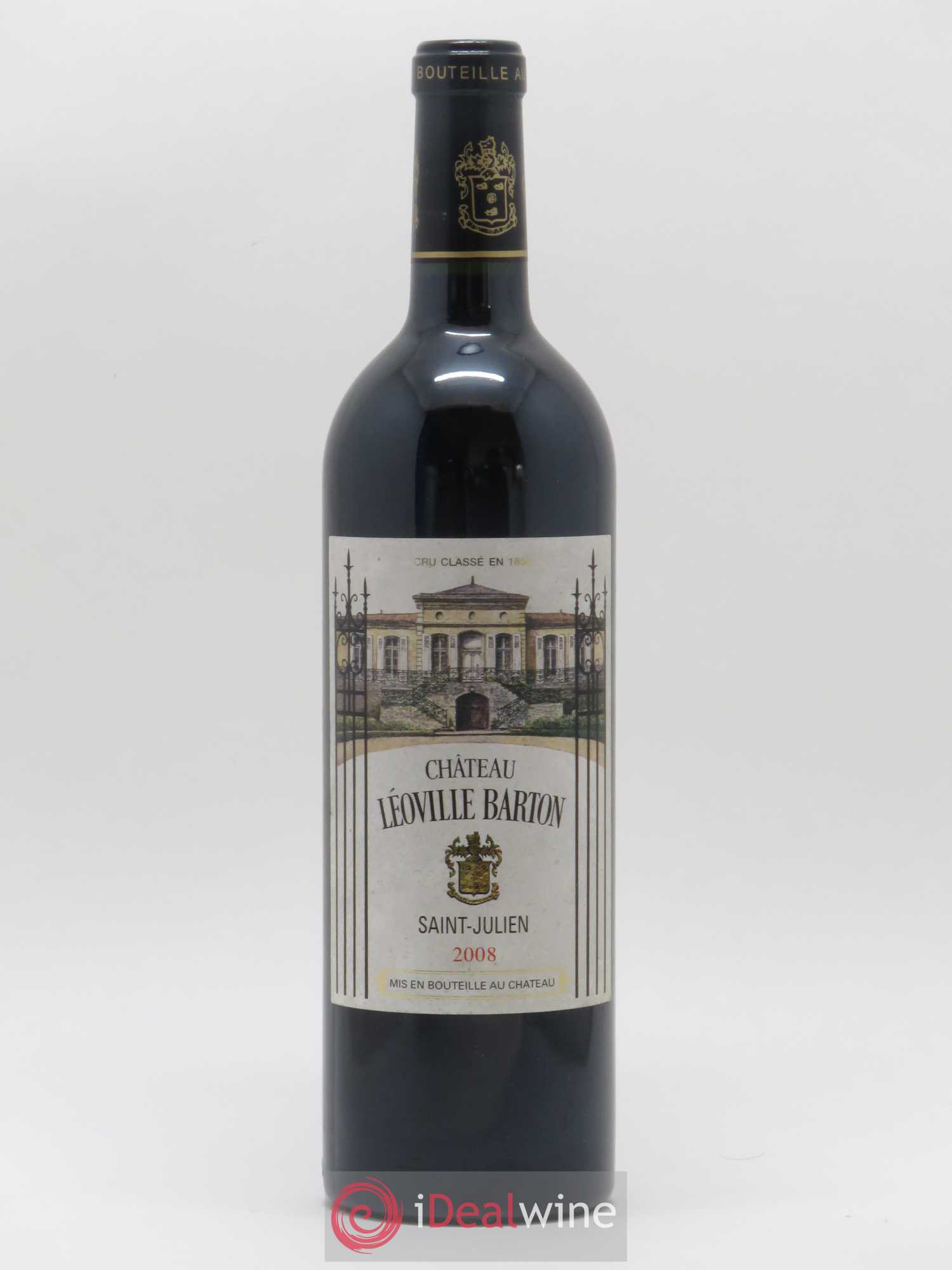 Château Léoville Barton 2ème Grand Cru Classé 2008 - Lot de 1 bouteille - 0