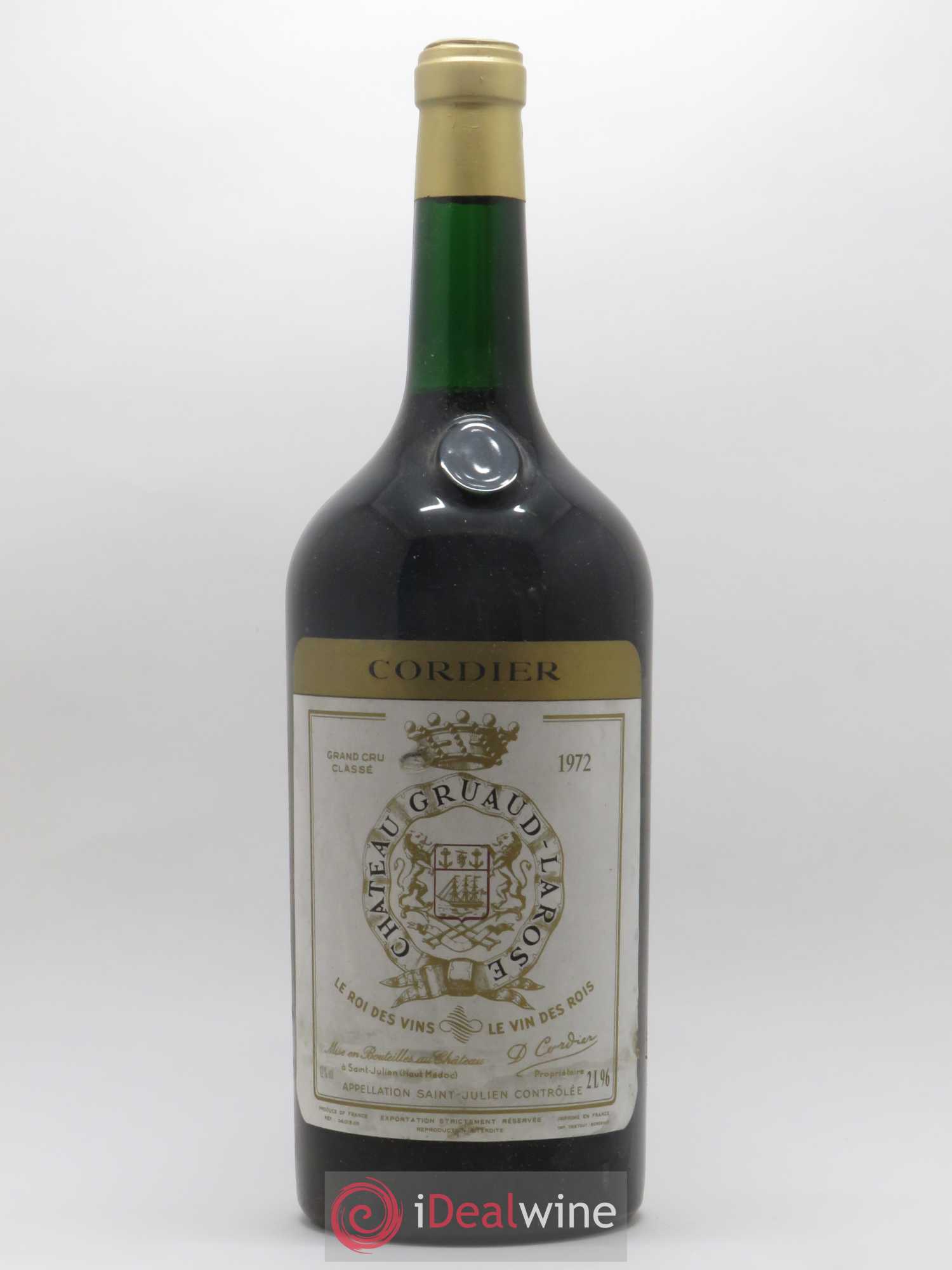 Château Gruaud Larose 2ème Grand Cru Classé 1972 - Lot de 1 double magnum - 0