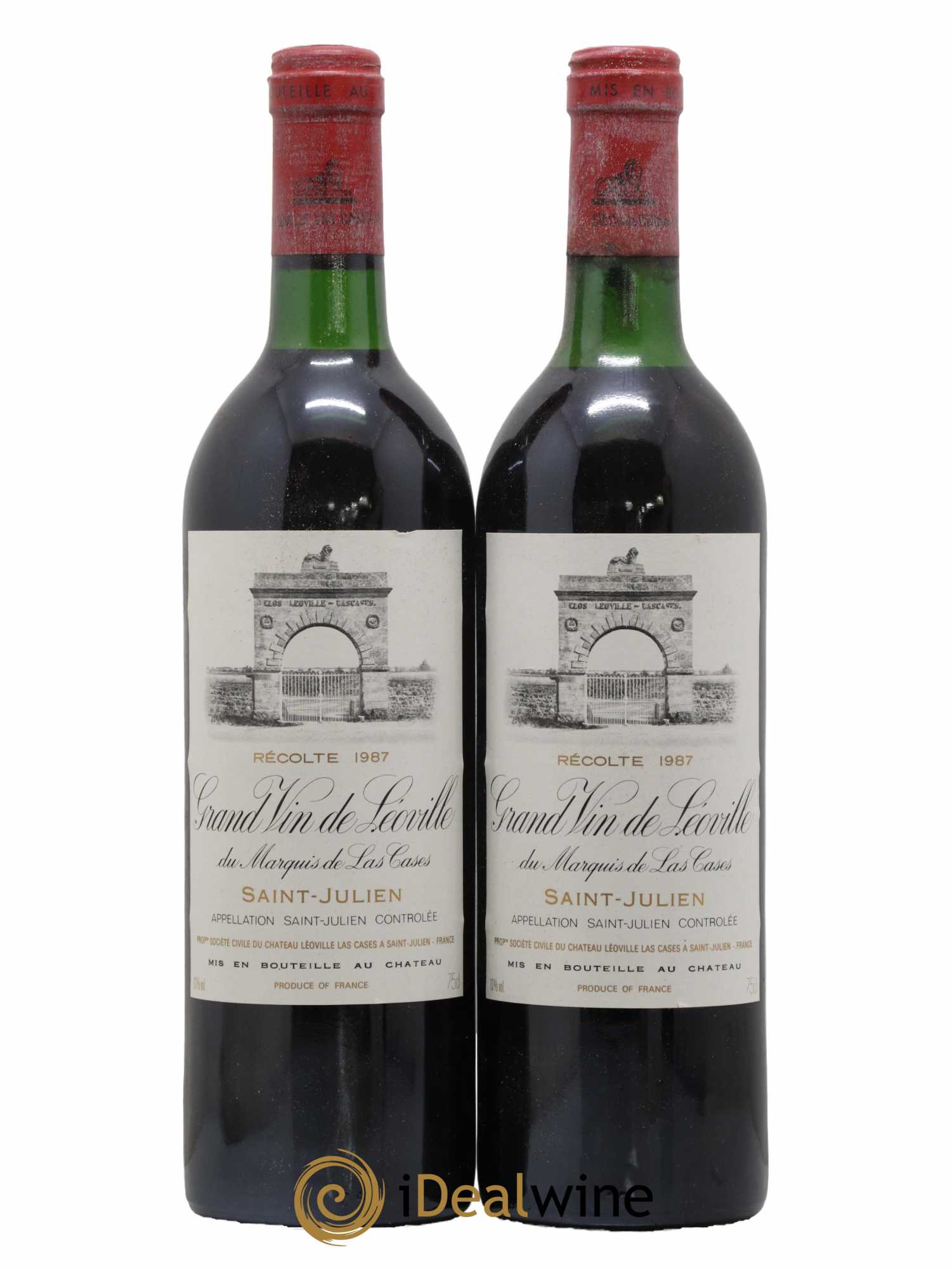 Château Léoville Las Cases 2ème Grand Cru Classé 1987 - Lot de 2 bouteilles - 0