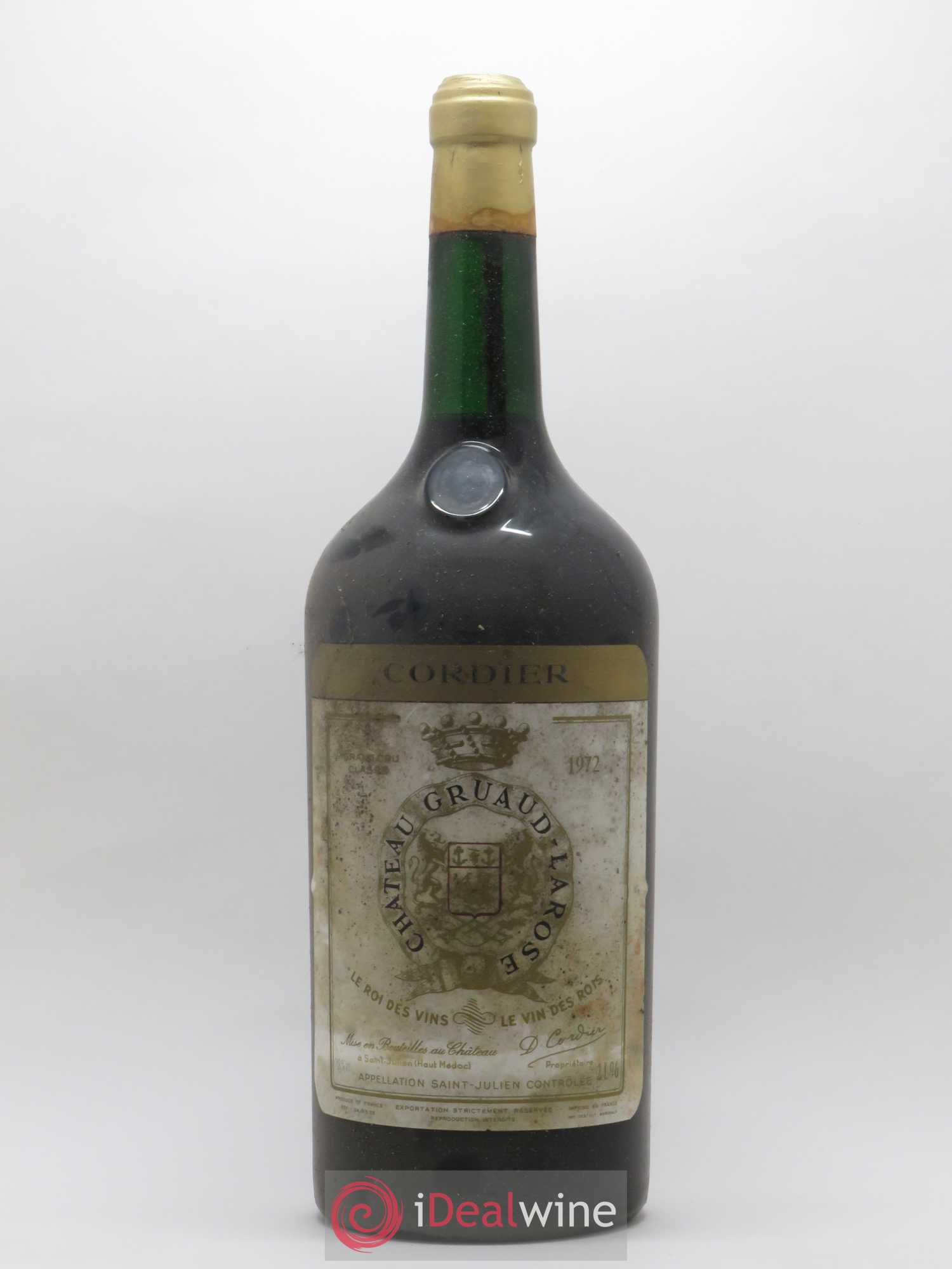 Château Gruaud Larose 2ème Grand Cru Classé 1972 - Lot de 1 double magnum - 0