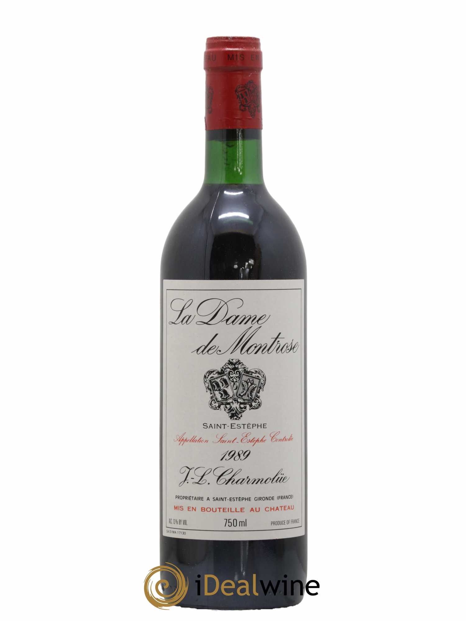 La Dame de Montrose Second Vin 1989 - Lot de 1 bouteille - 0