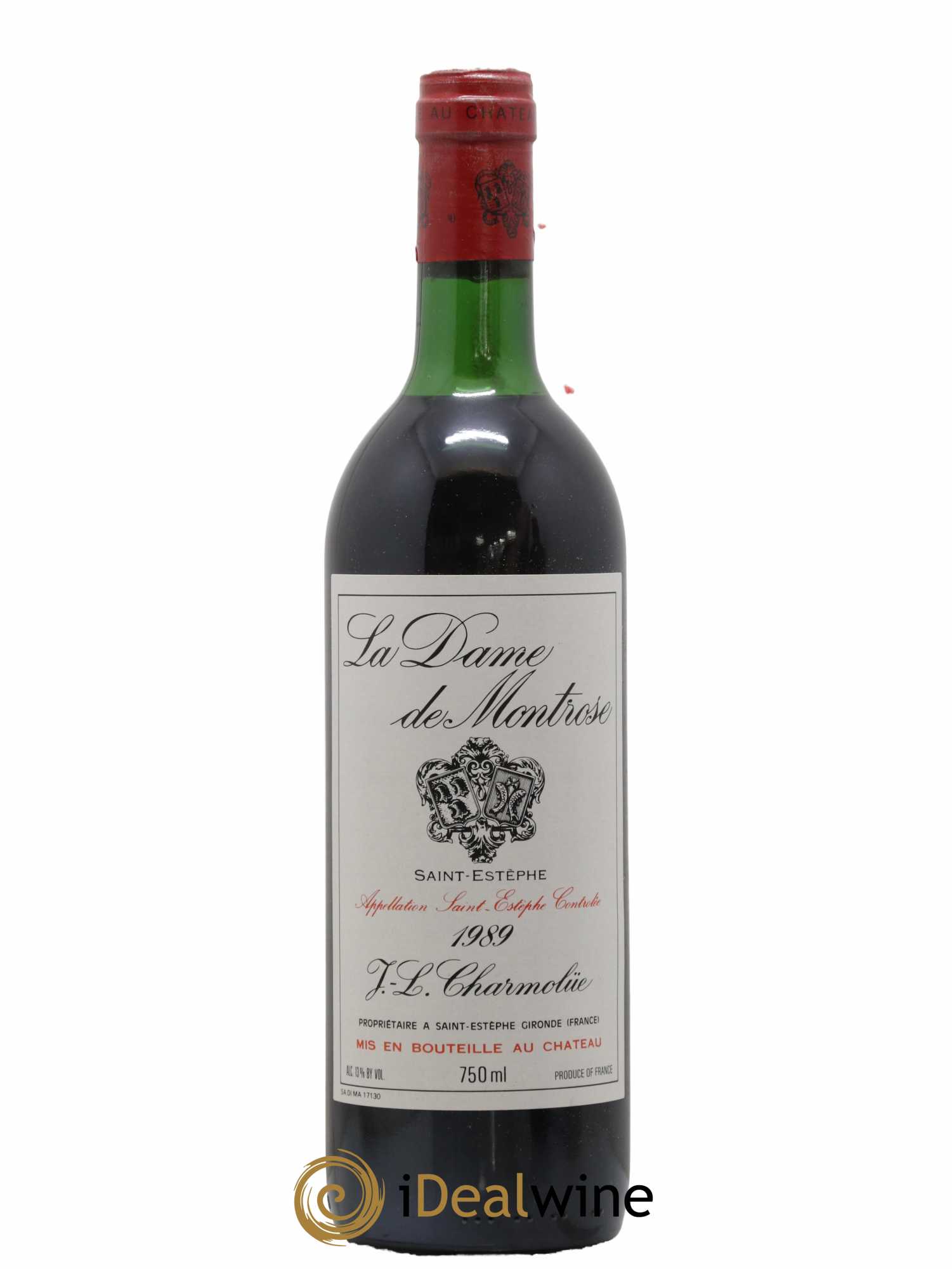 La Dame de Montrose Second Vin 1989 - Lot de 1 bouteille - 0