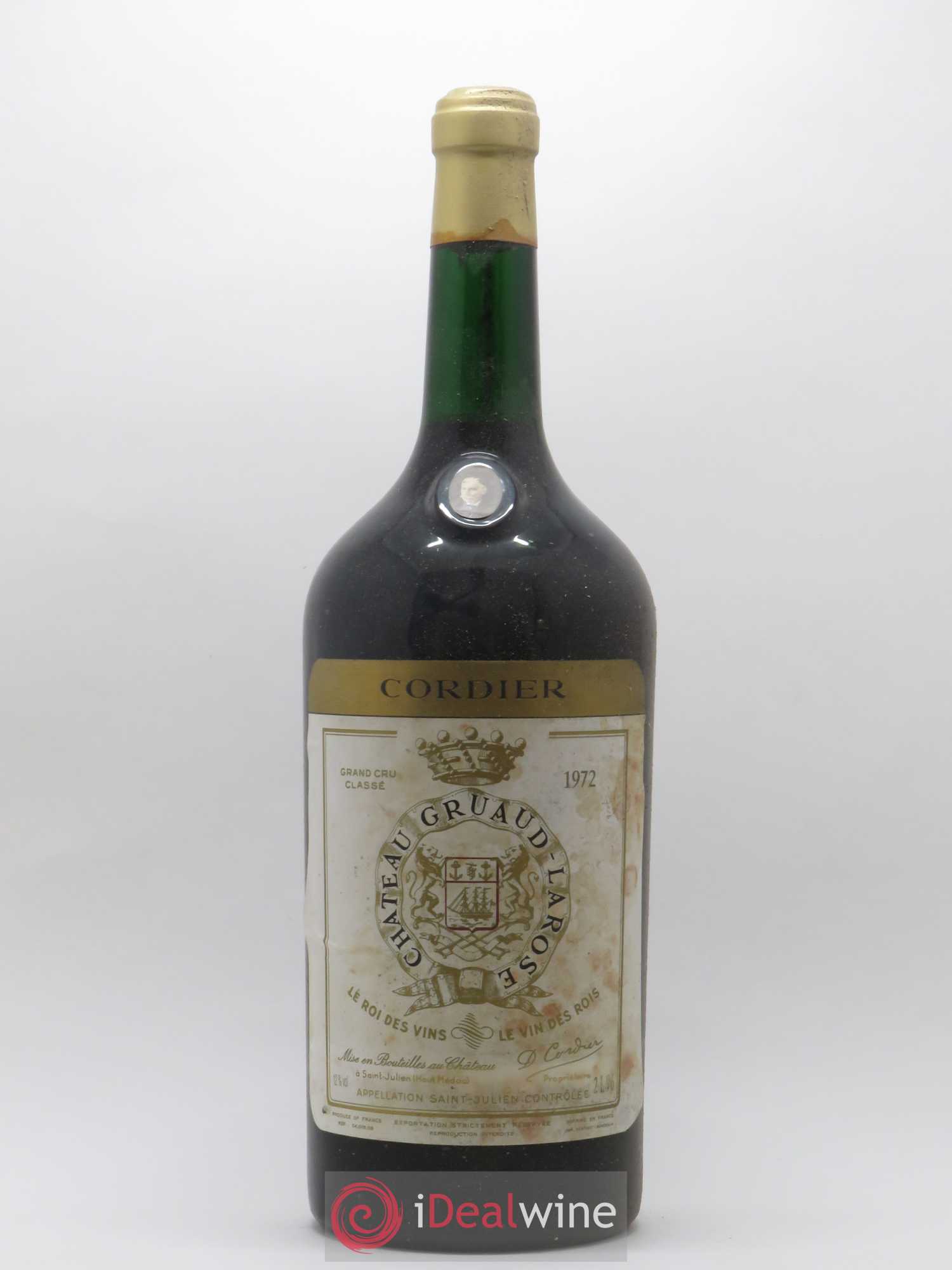 Château Gruaud Larose 2ème Grand Cru Classé 1972 - Lot de 1 double magnum - 0