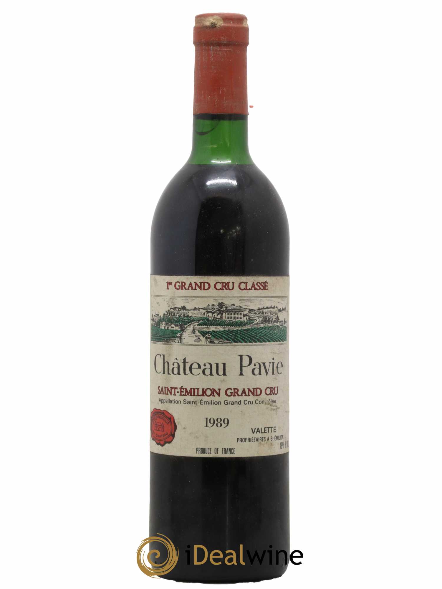 Château Pavie 1er Grand Cru Classé A 1989 - Lot de 1 bouteille - 0