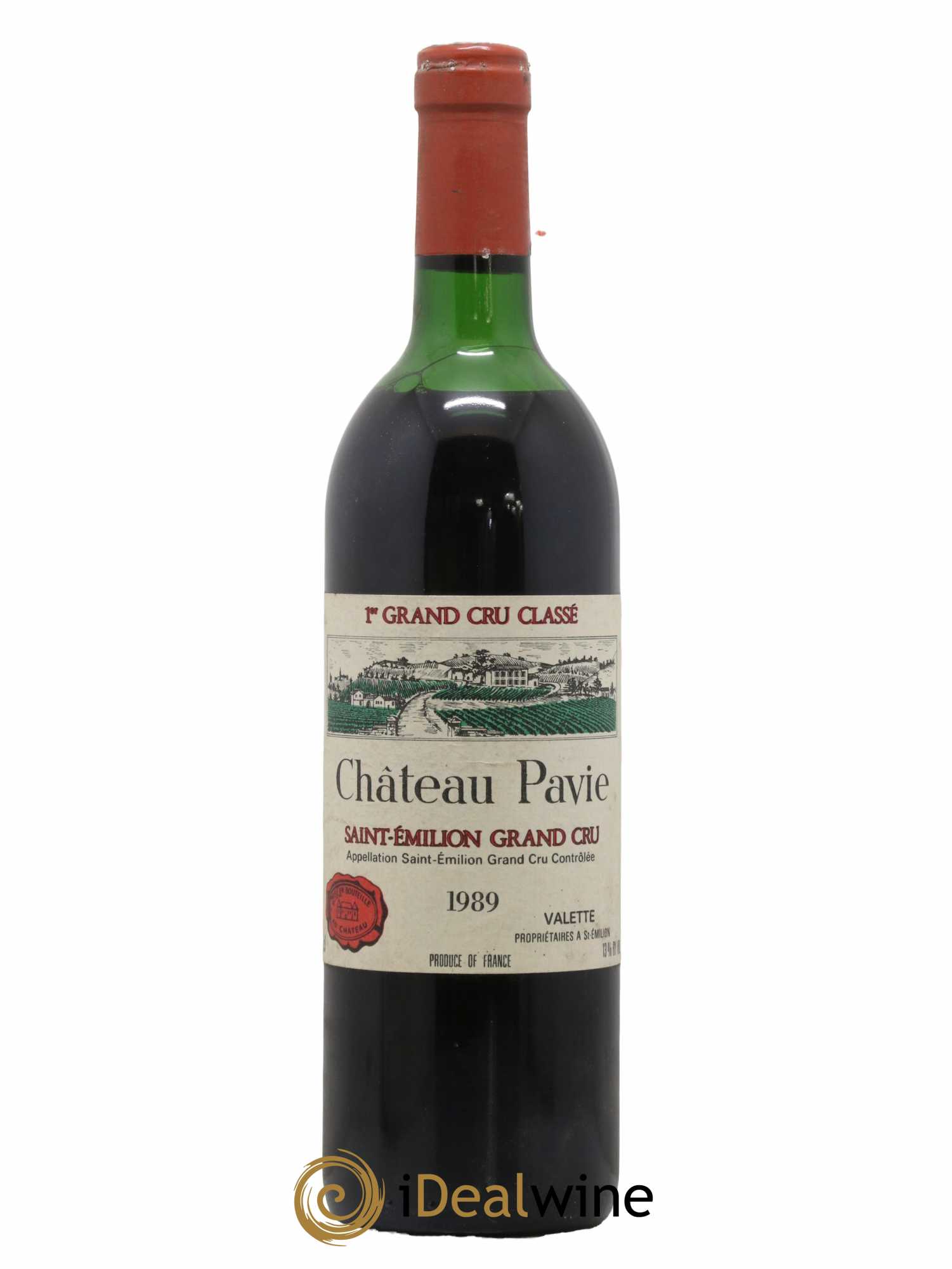 Château Pavie 1er Grand Cru Classé A 1989 - Lot de 1 bouteille - 0