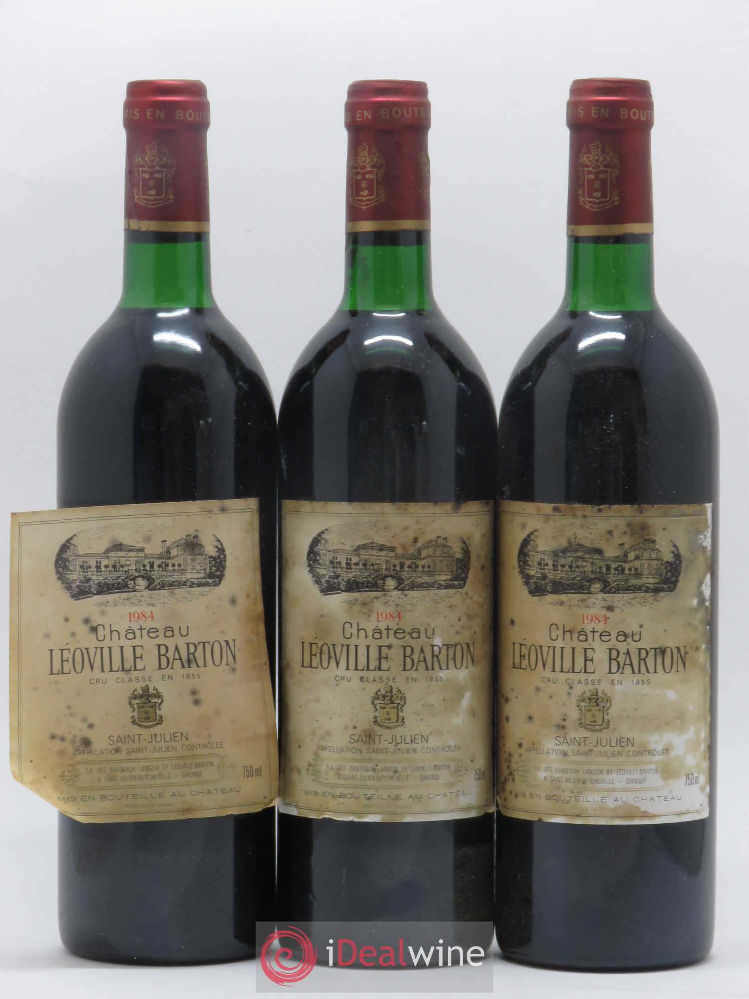 Château Léoville Barton 2ème Grand Cru Classé 1984 - Lot de 12 bouteilles - 2