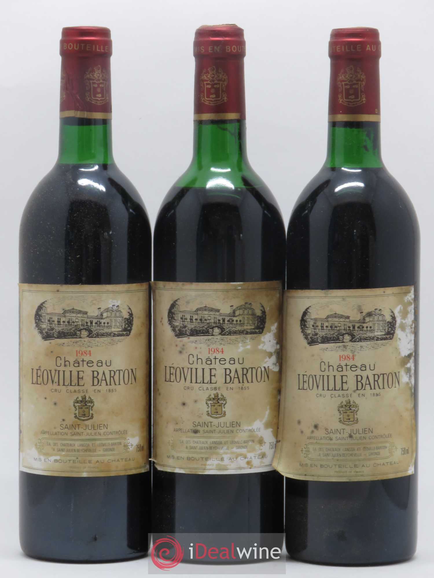 Château Léoville Barton 2ème Grand Cru Classé 1984 - Lot de 12 bouteilles - 4