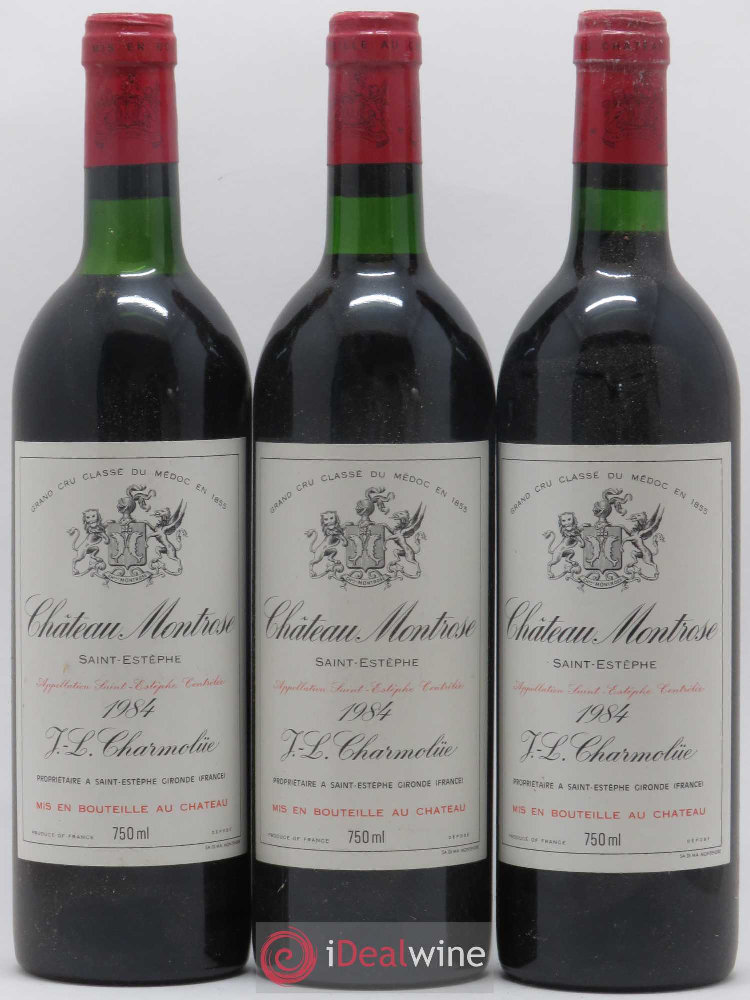 Château Montrose 2ème Grand Cru Classé 1984 - Lot de 12 bouteilles - 1