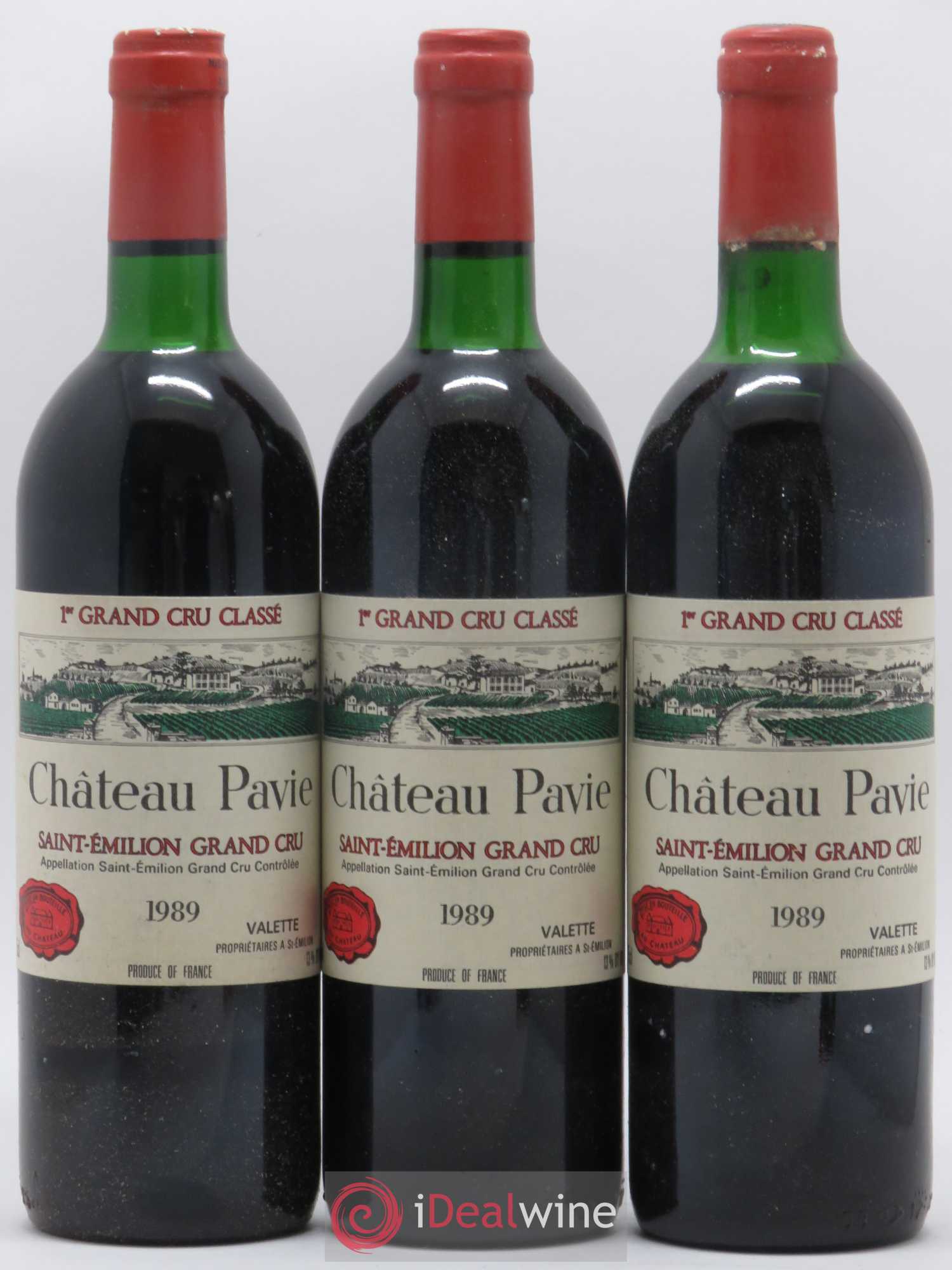 Château Pavie 1er Grand Cru Classé A 1989 - Lot de 12 bouteilles - 2