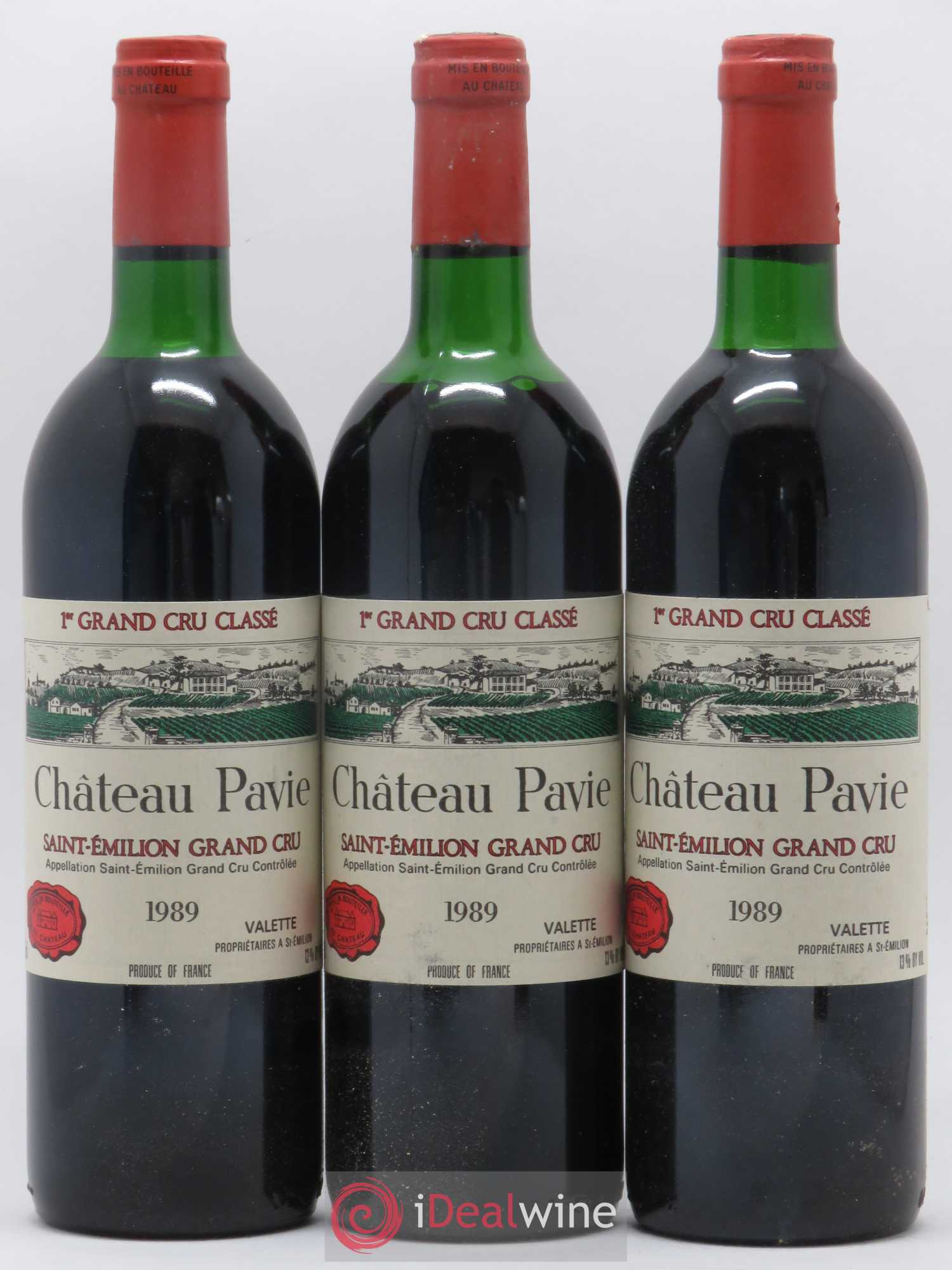 Château Pavie 1er Grand Cru Classé A 1989 - Lot de 12 bouteilles - 3