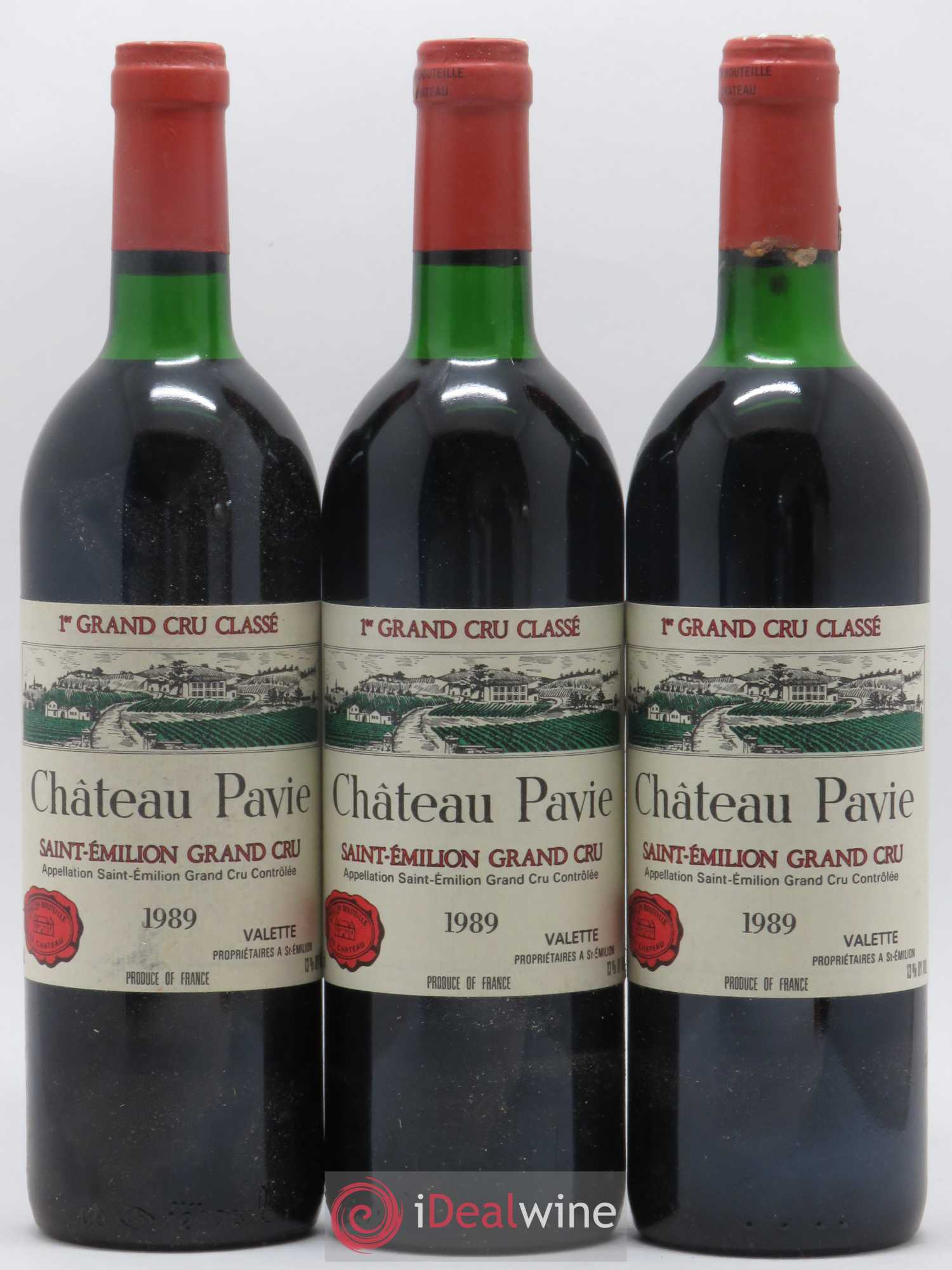 Château Pavie 1er Grand Cru Classé A 1989 - Lot de 12 bouteilles - 4