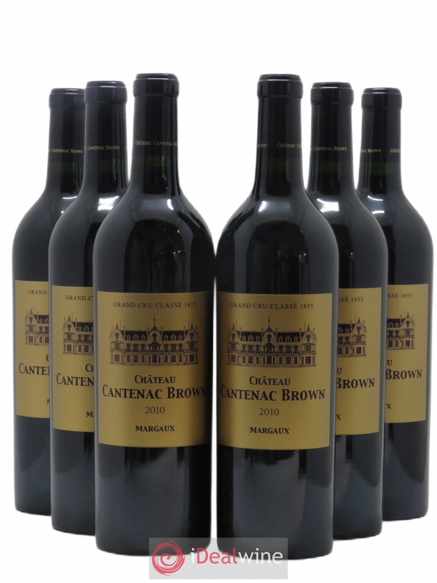 Château Cantenac Brown 3ème Grand Cru Classé 2010 - Lot de 6 bouteilles - 0