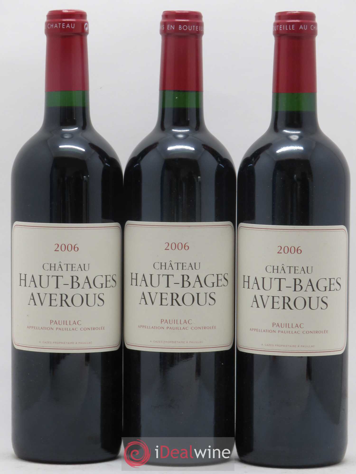 Château Haut Bages Averous Cru Bourgeois 2006 - Lot de 12 bouteilles - 1