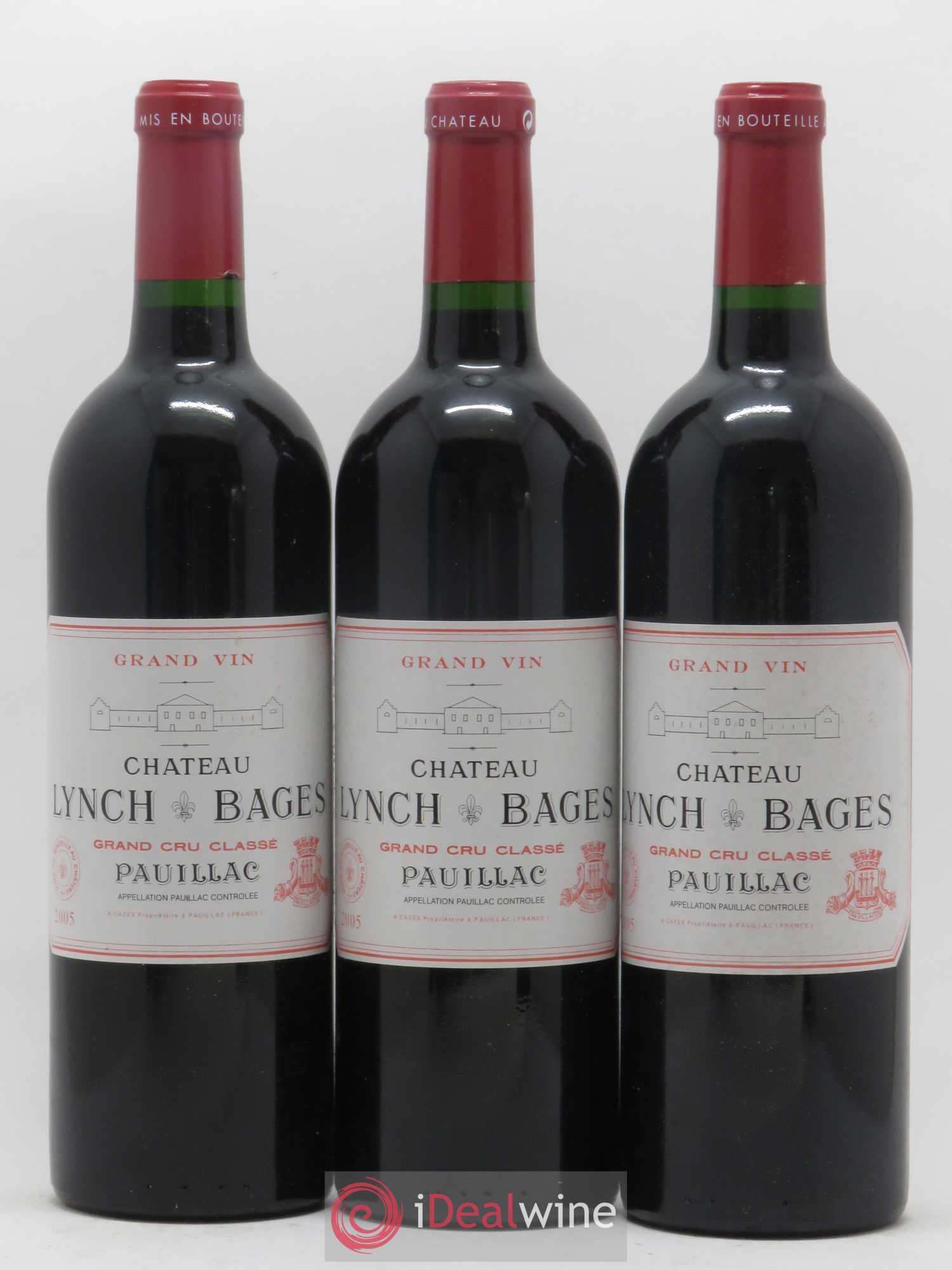 Château Lynch Bages 5ème Grand Cru Classé 2005 - Lot de 12 bouteilles - 1