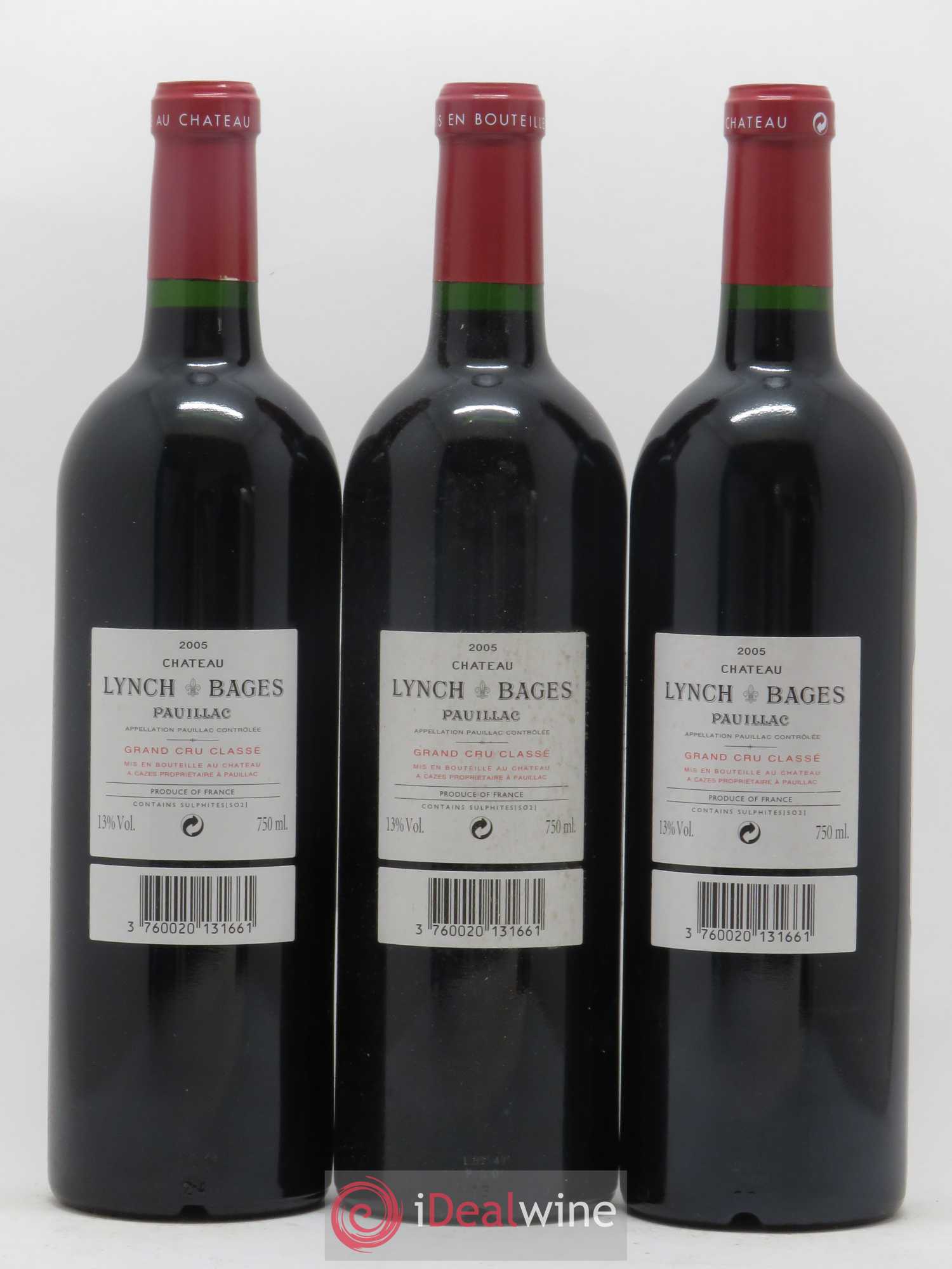 Château Lynch Bages 5ème Grand Cru Classé 2005 - Lot de 12 bouteilles - 2