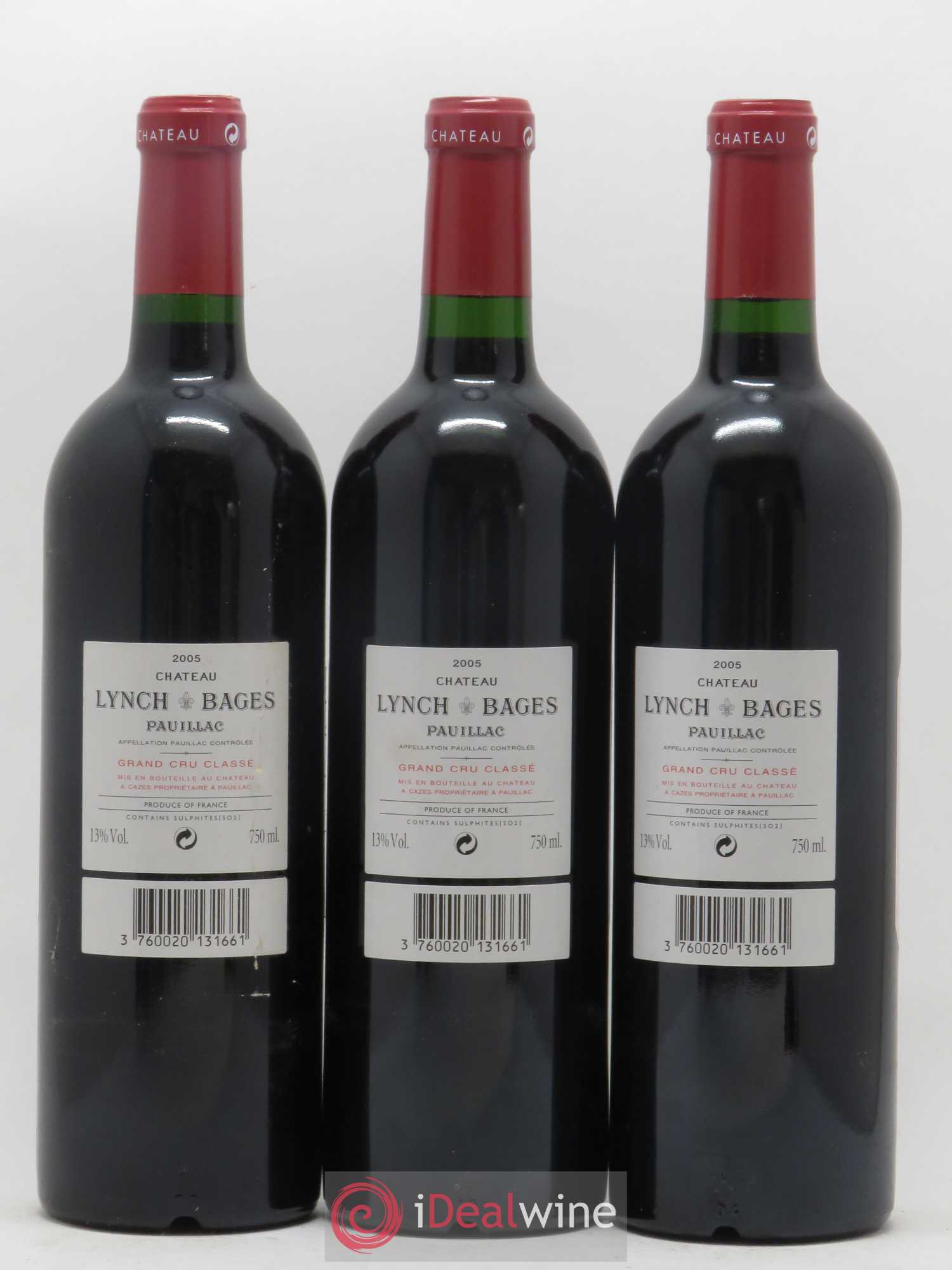 Château Lynch Bages 5ème Grand Cru Classé 2005 - Lot de 12 bouteilles - 4