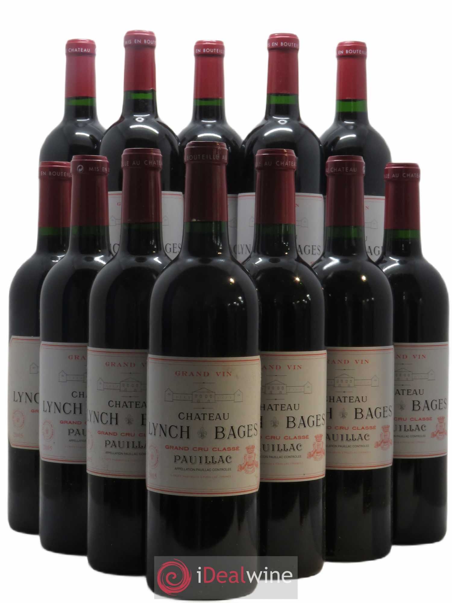 Château Lynch Bages 5ème Grand Cru Classé 2005 - Lot de 12 bouteilles - 0