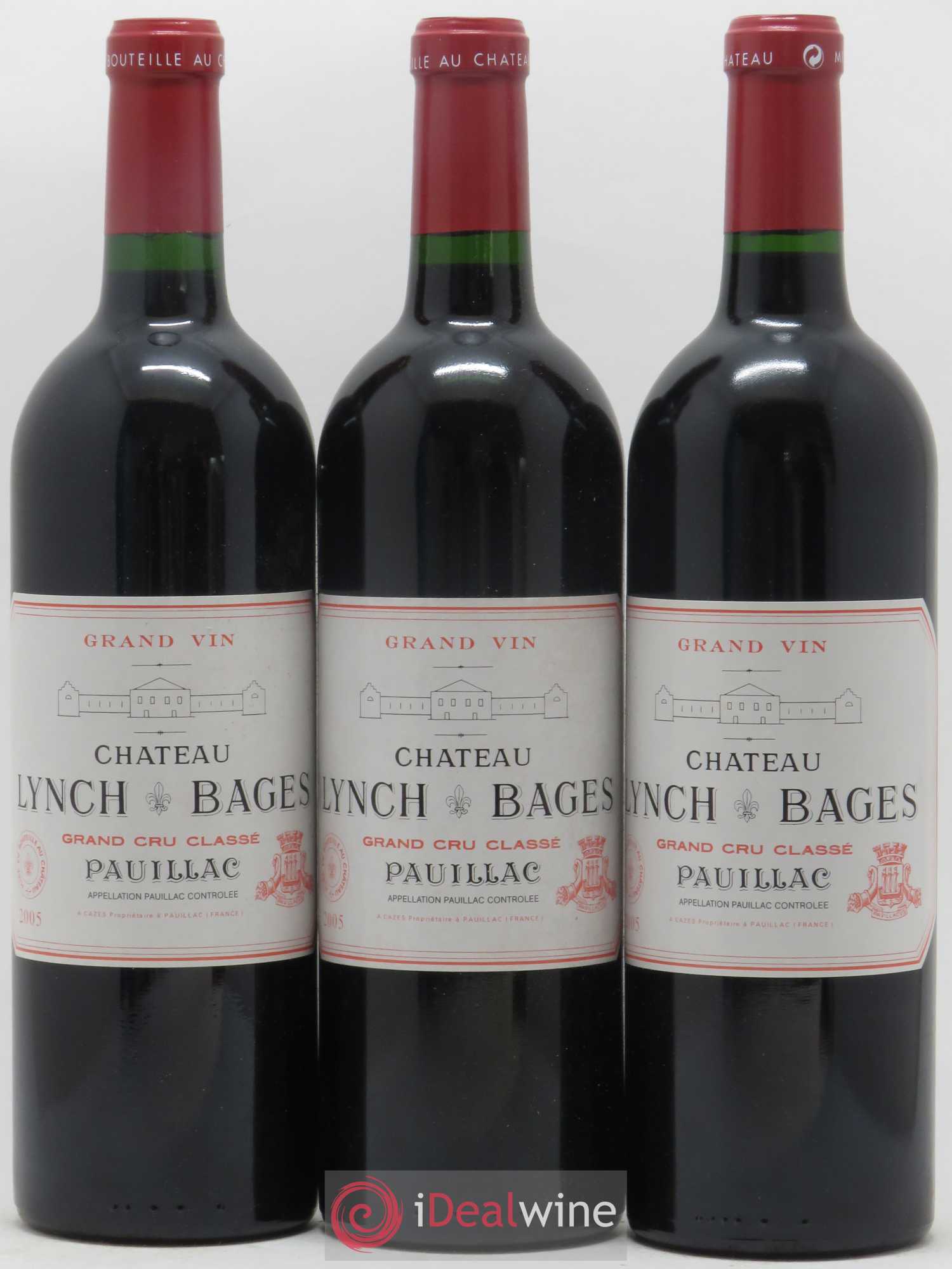 Château Lynch Bages 5ème Grand Cru Classé 2005 - Lot de 12 bouteilles - 1