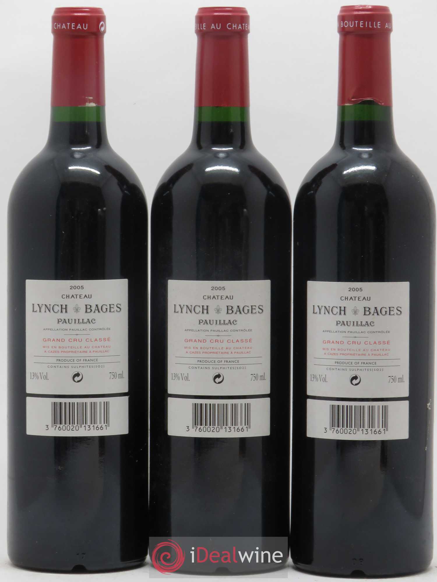 Château Lynch Bages 5ème Grand Cru Classé 2005 - Lot de 12 bouteilles - 4