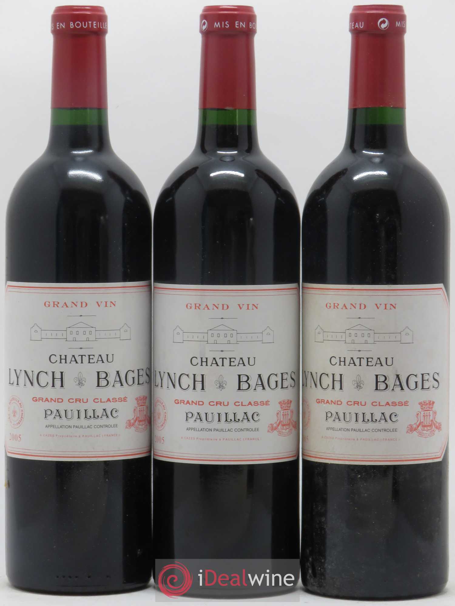 Château Lynch Bages 5ème Grand Cru Classé 2005 - Lot de 12 bouteilles - 5