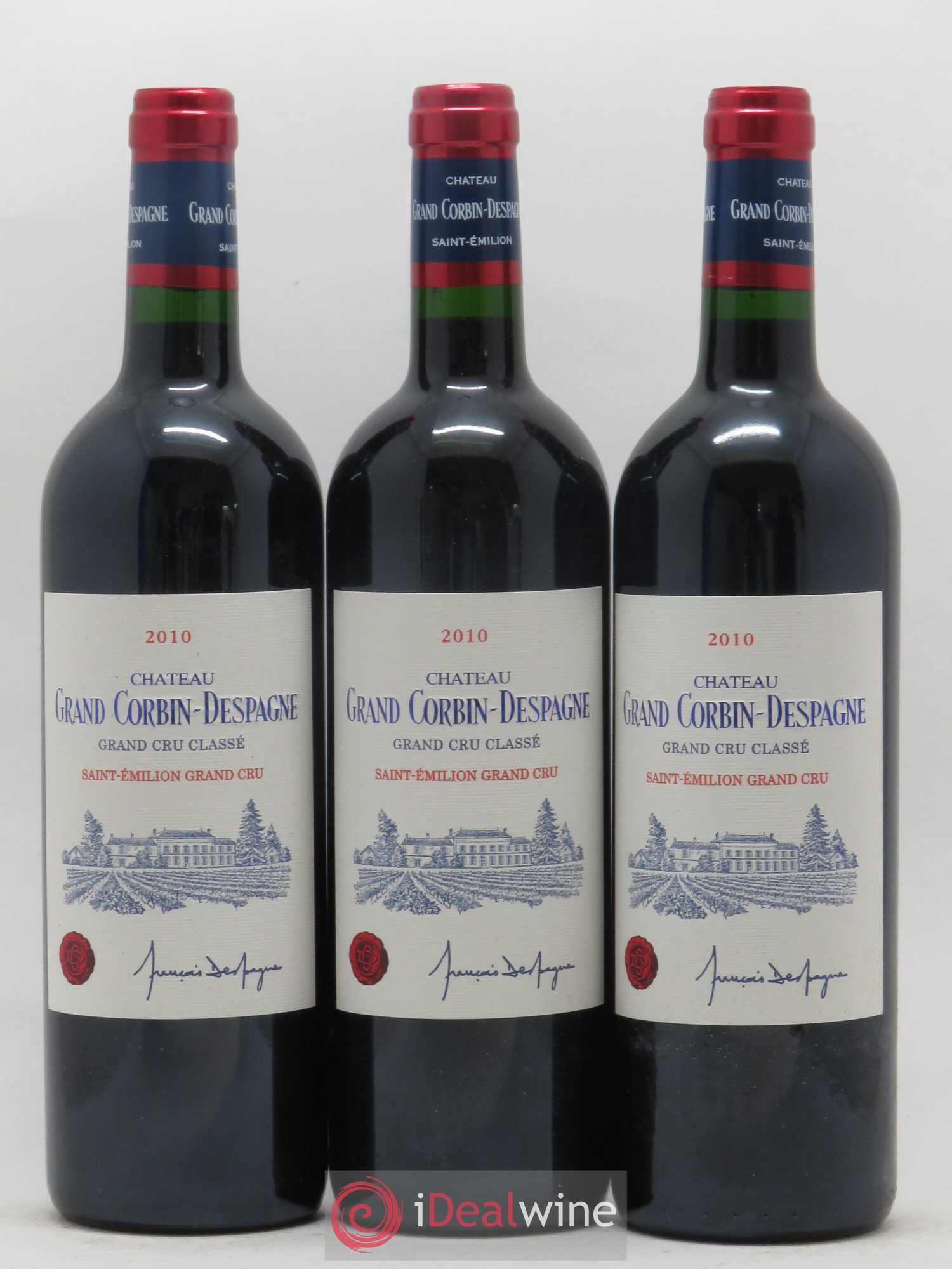 Château Grand Corbin Despagne Grand Cru Classé 2010 - Lot de 12 bouteilles - 4