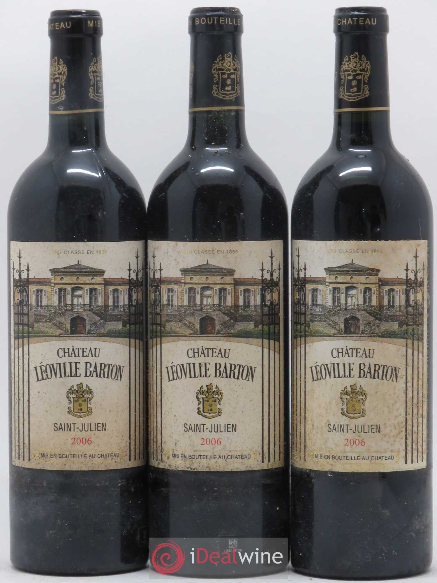 Château Léoville Barton 2ème Grand Cru Classé 2006 - Lot de 12 bouteilles - 1