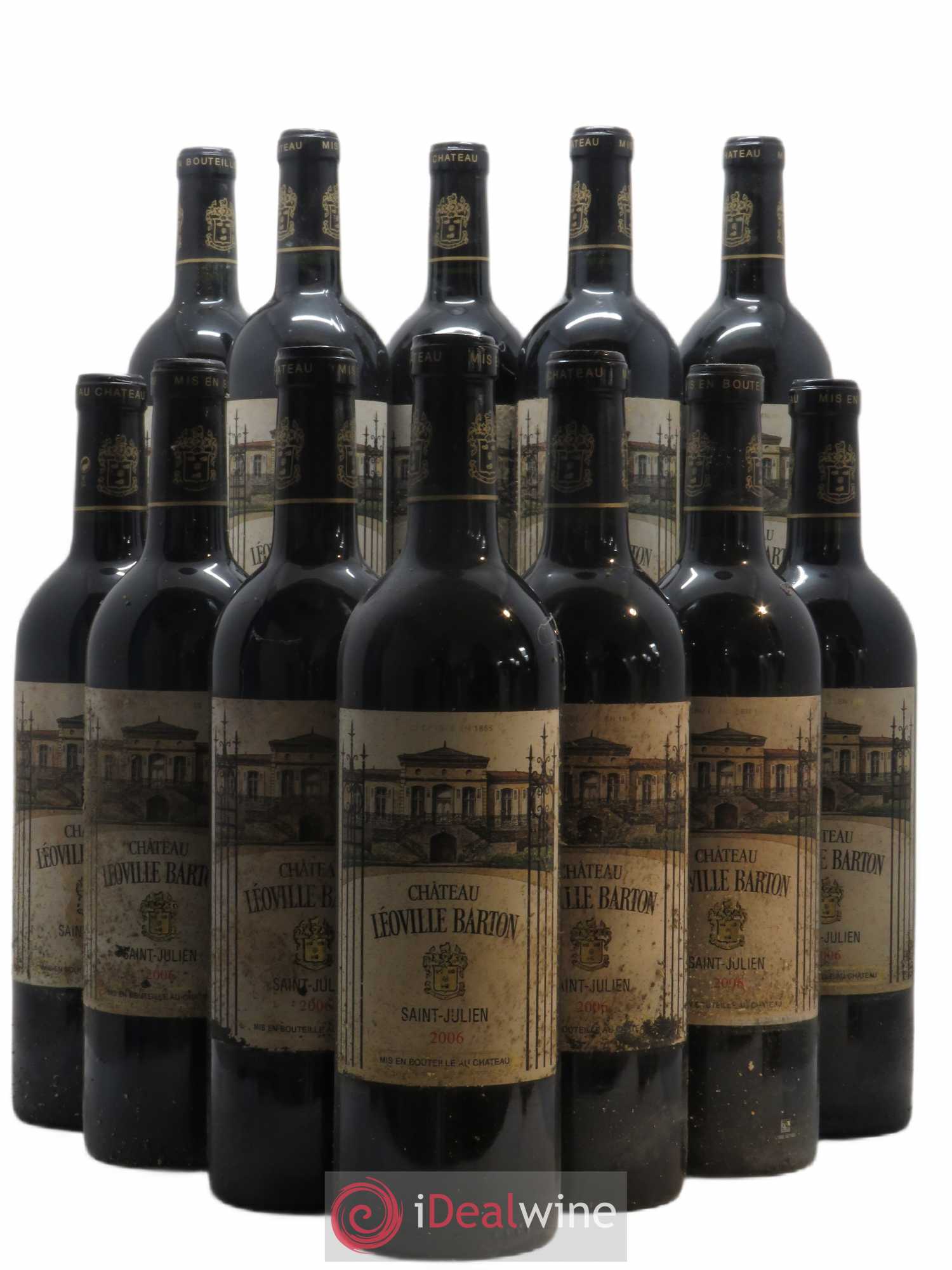 Château Léoville Barton 2ème Grand Cru Classé 2006 - Lot de 12 bouteilles - 0
