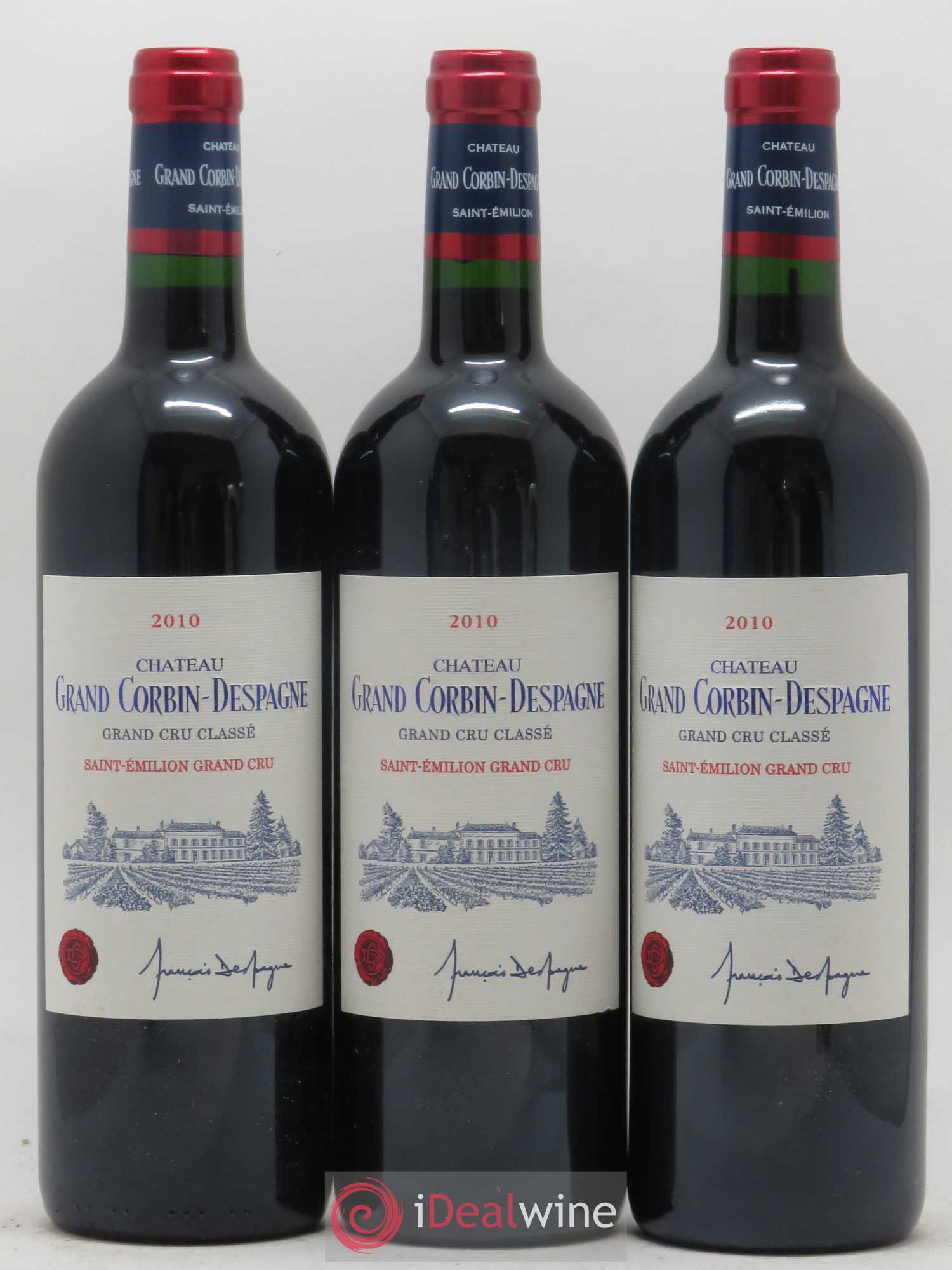 Château Grand Corbin Despagne Grand Cru Classé 2010 - Lot de 12 bouteilles - 3