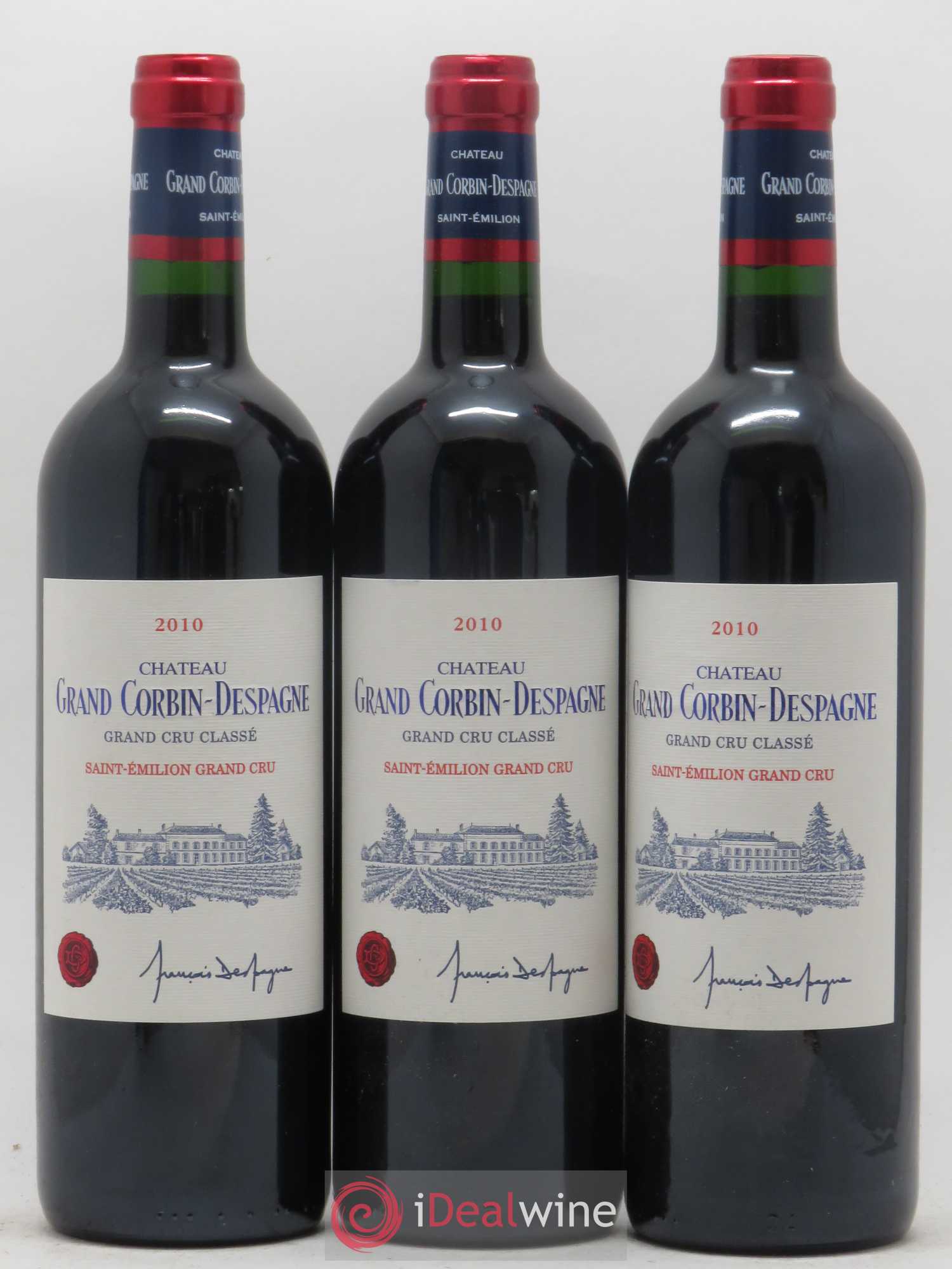 Château Grand Corbin Despagne Grand Cru Classé 2010 - Lot de 12 bouteilles - 4